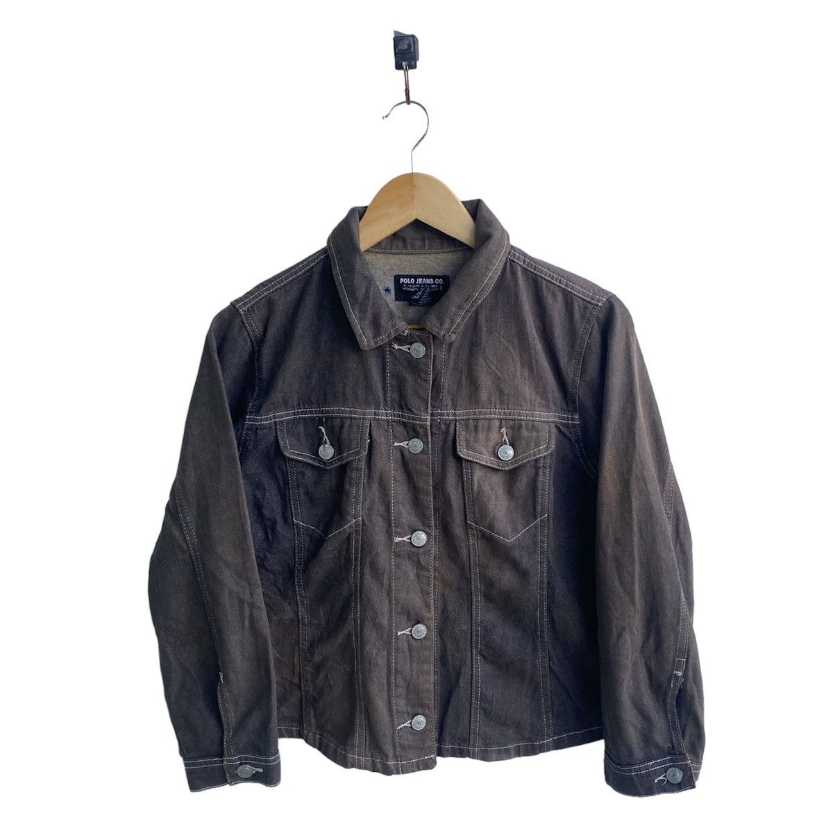 Sun Faded Polo jeans Ralph Lauren Denim Jacket Button