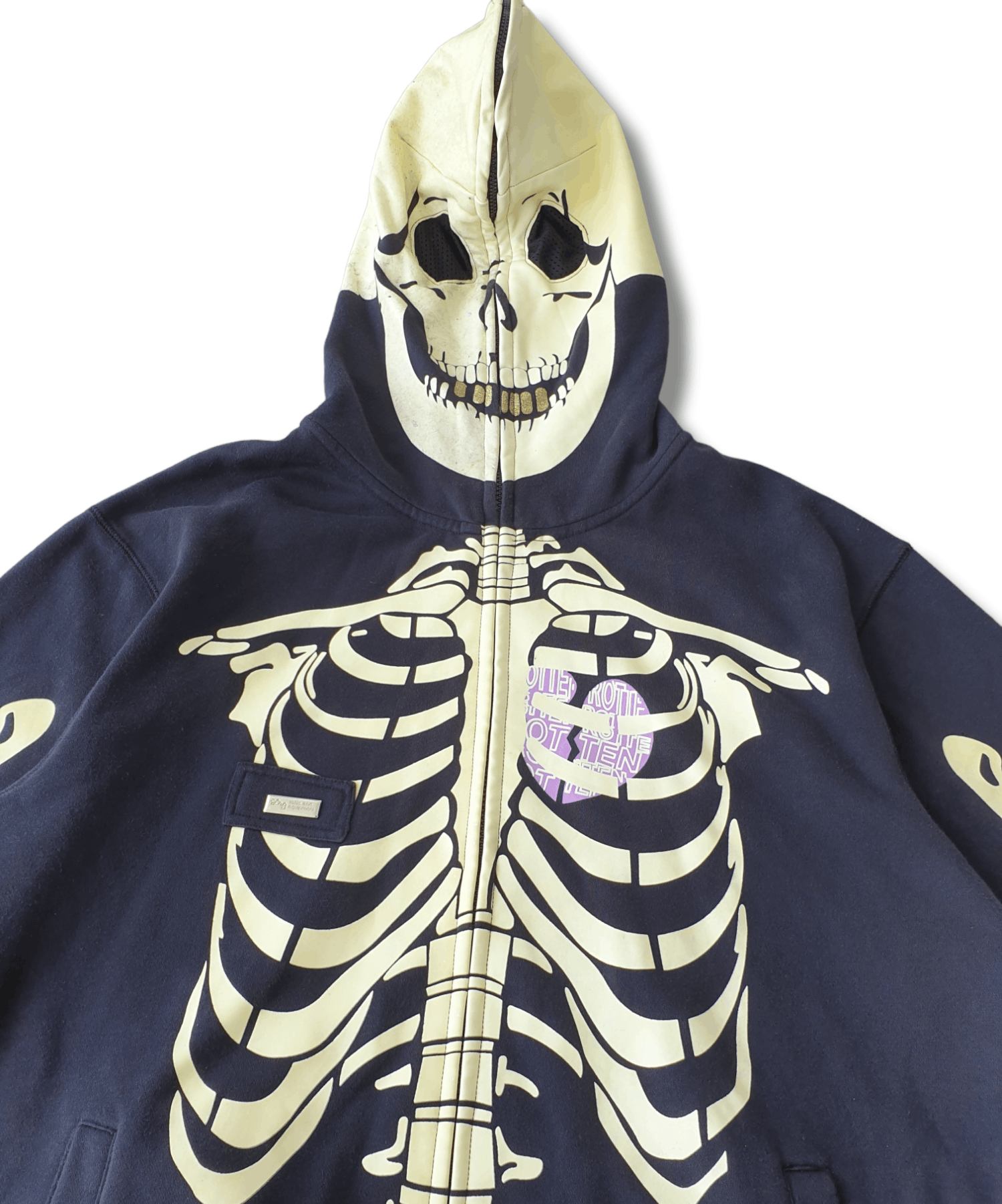 LRG × Vintage Vintage LRG Zip Hoodie skeleton Kanye west glow in the dark Size US XXL / EU 58 / 5 - 6 Thumbnail