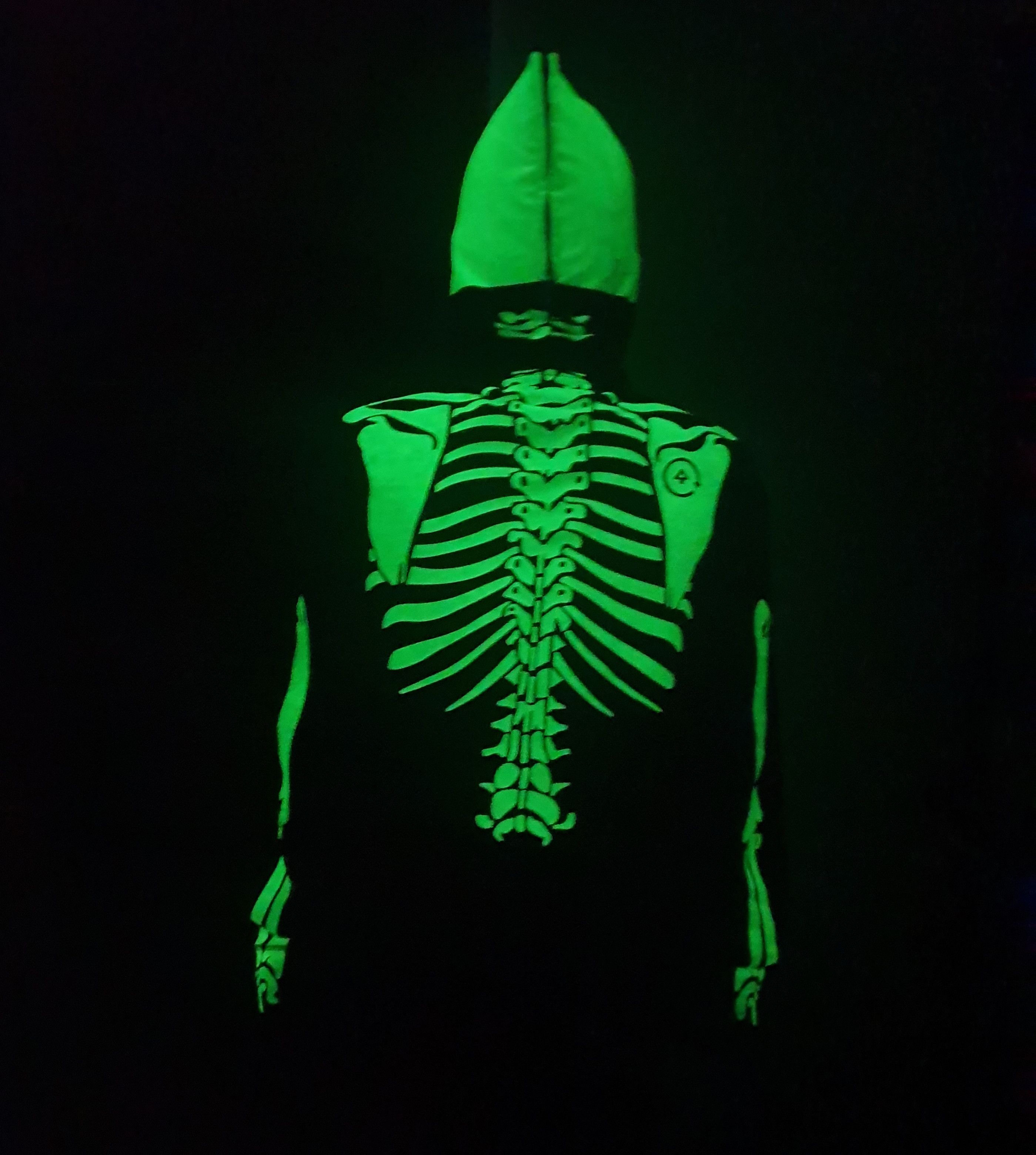 LRG × Vintage Vintage LRG Zip Hoodie skeleton Kanye west glow in the dark Size US XXL / EU 58 / 5 - 2 Thumbnail