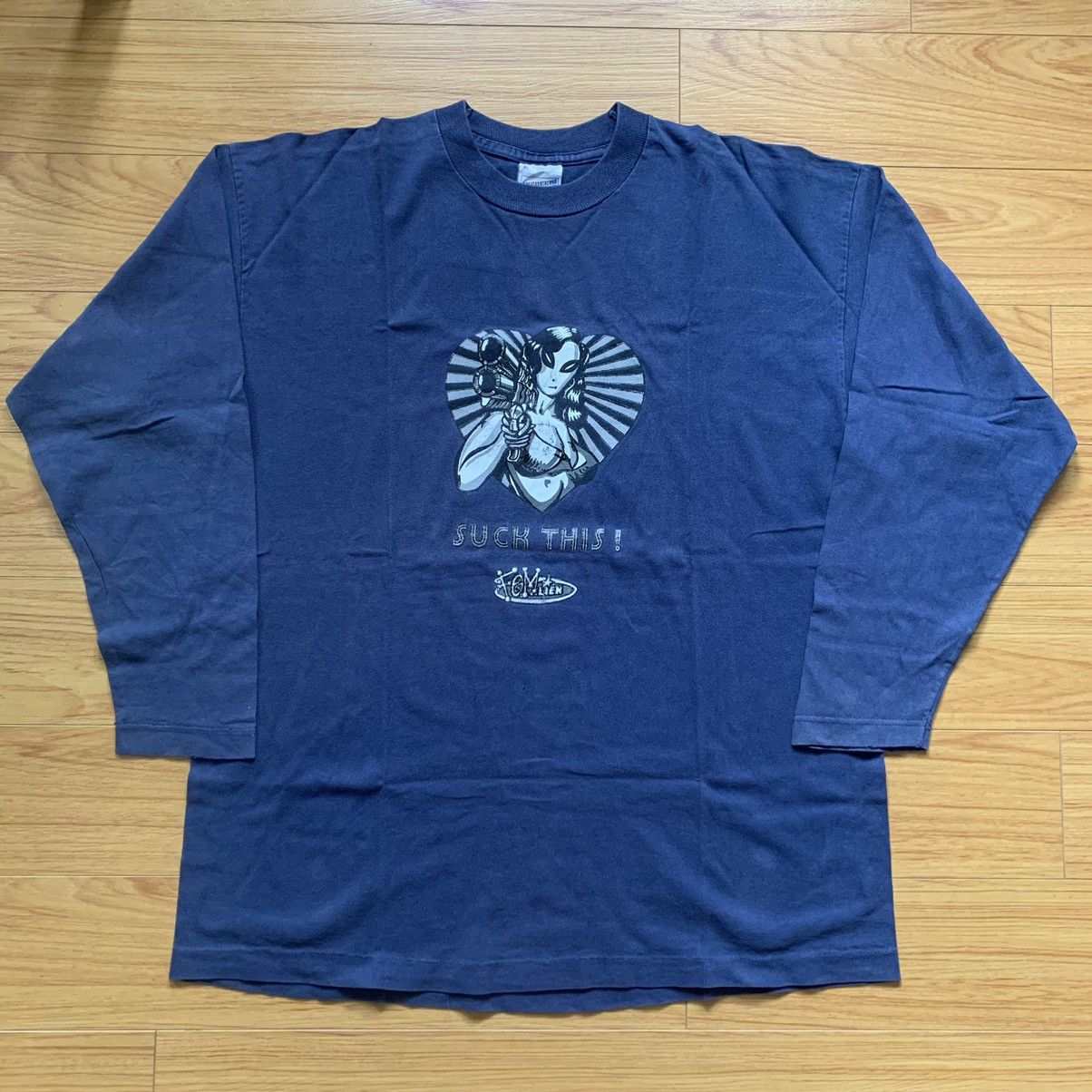 Vintage Vintage alien pornstar “suck this” screen stars shirt Size US XL / EU 56 / 4 - 2 Thumbnail