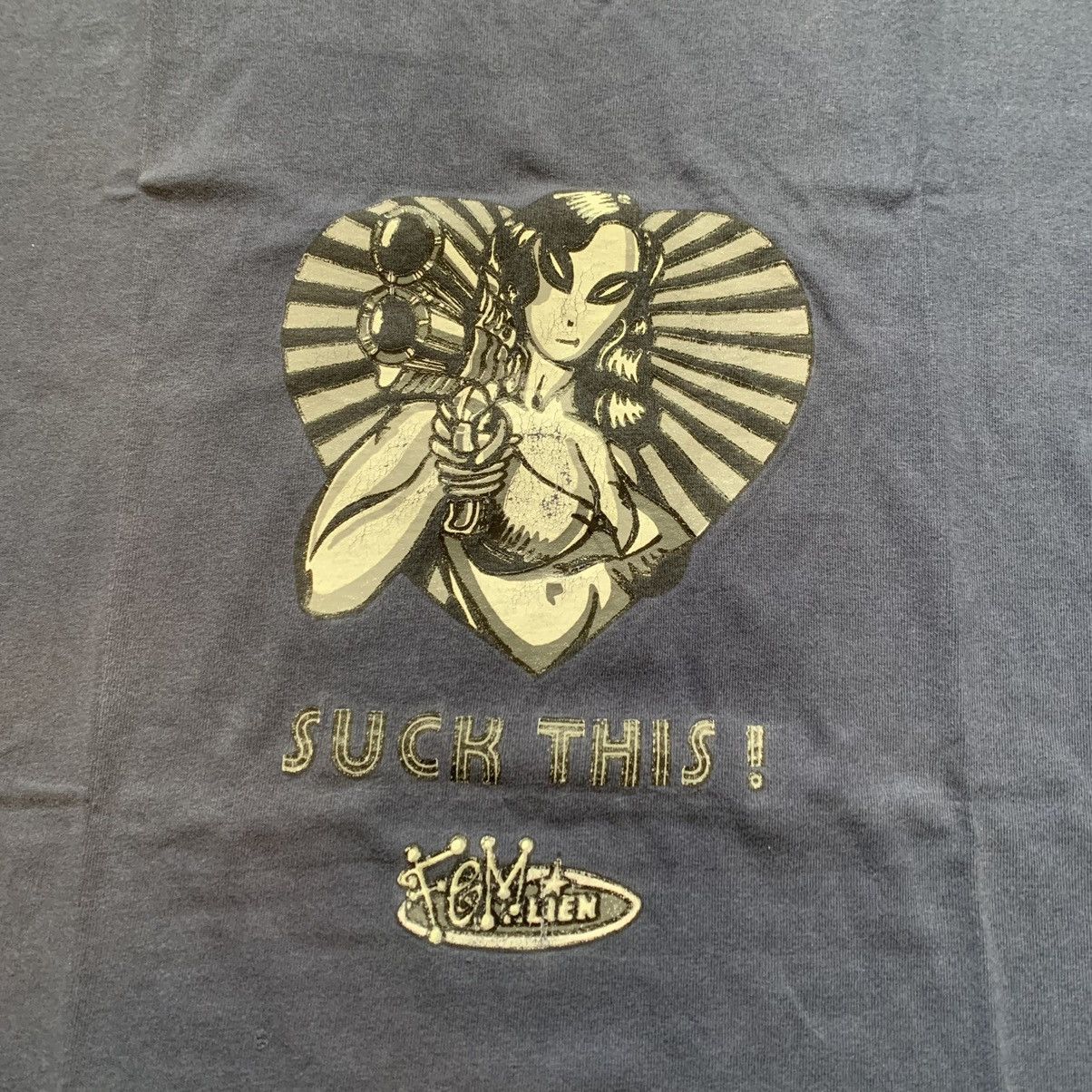 Vintage Vintage alien pornstar “suck this” screen stars shirt Size US XL / EU 56 / 4 - 3 Thumbnail