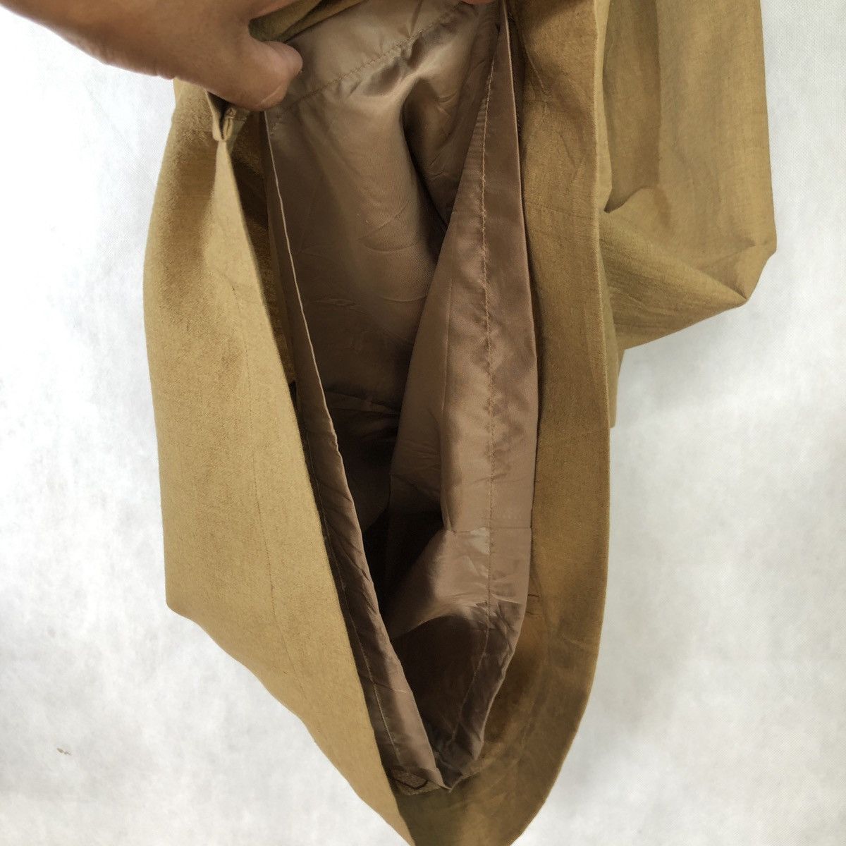 Issey Miyake Plantation Issey Miyake Cotton Pleated Skirt Mustard Size 28" / US 6 / IT 42 - 4 Thumbnail