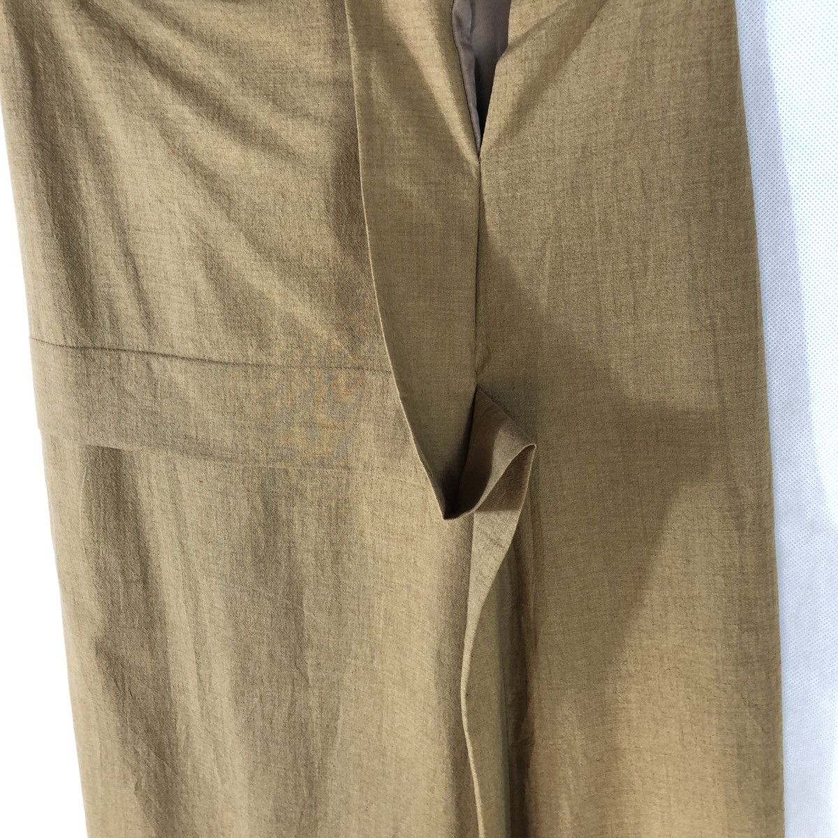 Issey Miyake Plantation Issey Miyake Cotton Pleated Skirt Mustard Size 28" / US 6 / IT 42 - 3 Thumbnail