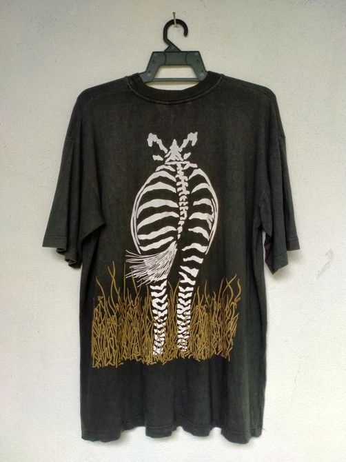 Habitat × Vintage Vintage 90s Zebra Overprint Animal tee Size US L / EU 52-54 / 3 - 2 Thumbnail
