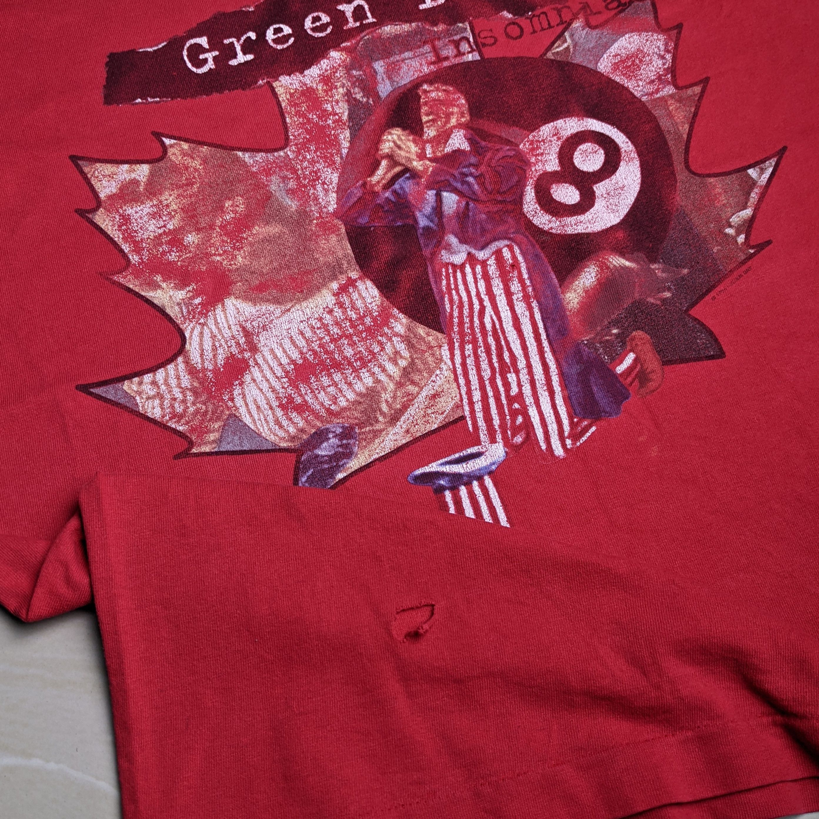 Band Tees × Vintage vintage 1994 GREEN DAY insomniac canadian tour t-shirts Size US L / EU 52-54 / 3 - 6 Thumbnail