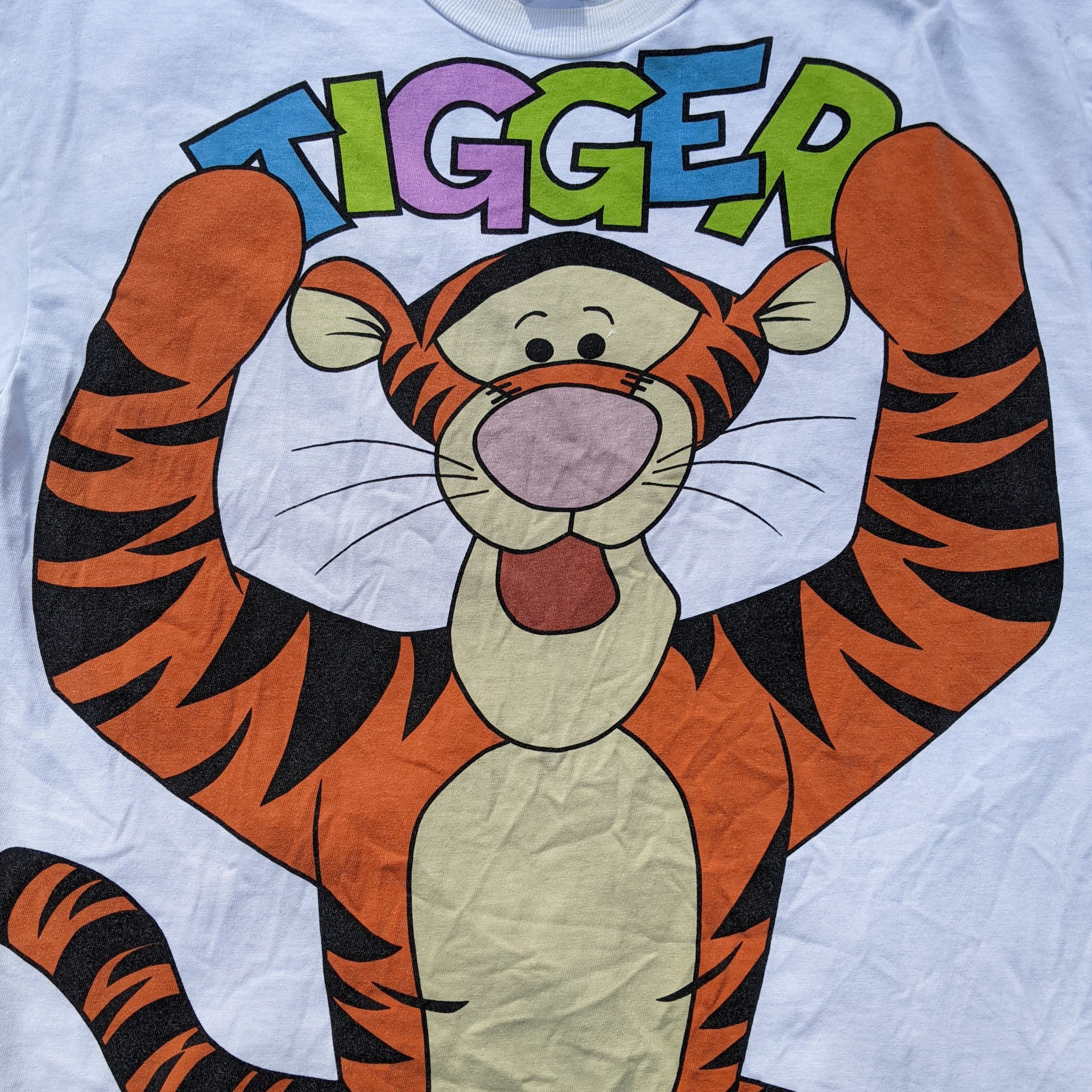 Disney Vintage Disney Tigger Pooh Mirror Print Tee Size US L / EU 52-54 / 3 - 2 Thumbnail