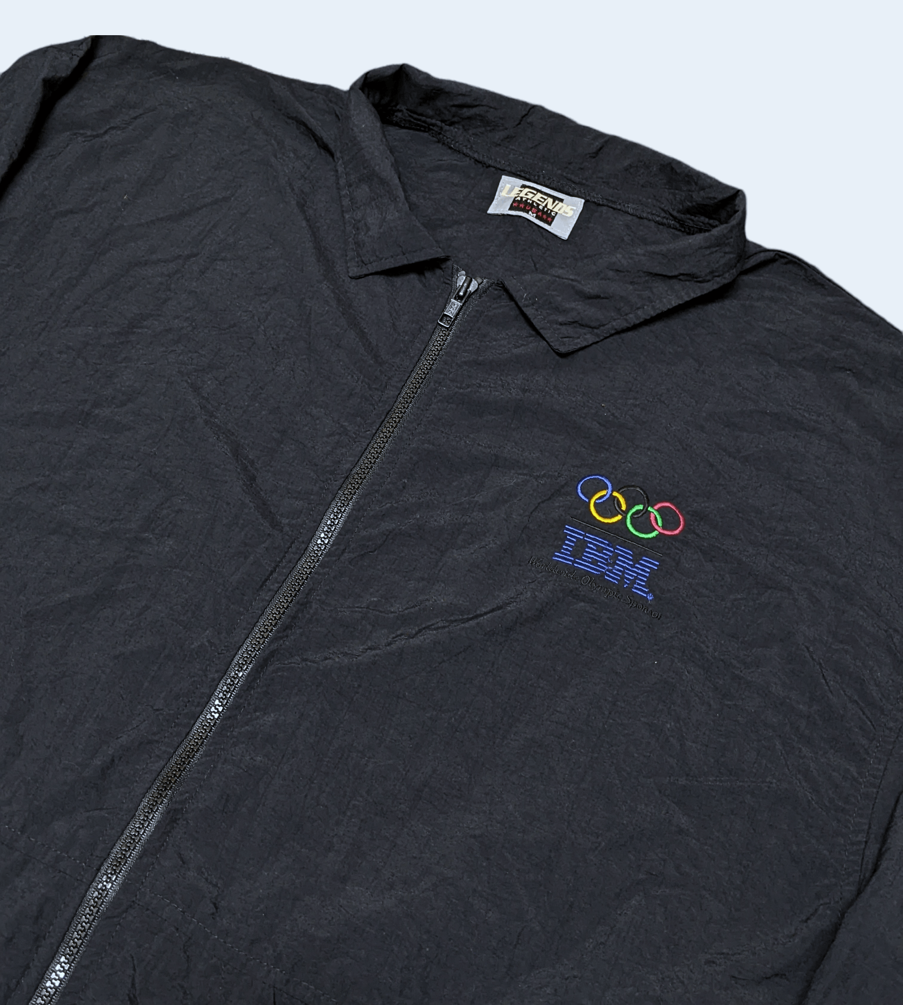 Apple × USA Olympics × Vintage Vintage 80s 90s IBM Computer Olympic Windbreaker Jacket Size US M / EU 48-50 / 2 - 3 Thumbnail