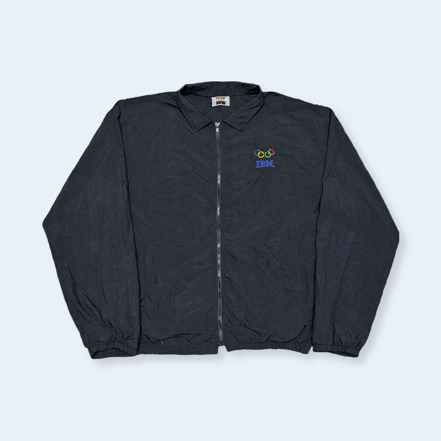 Apple × USA Olympics × Vintage Vintage 80s 90s IBM Computer Olympic Windbreaker Jacket Size US M / EU 48-50 / 2 - 1 Thumbnail