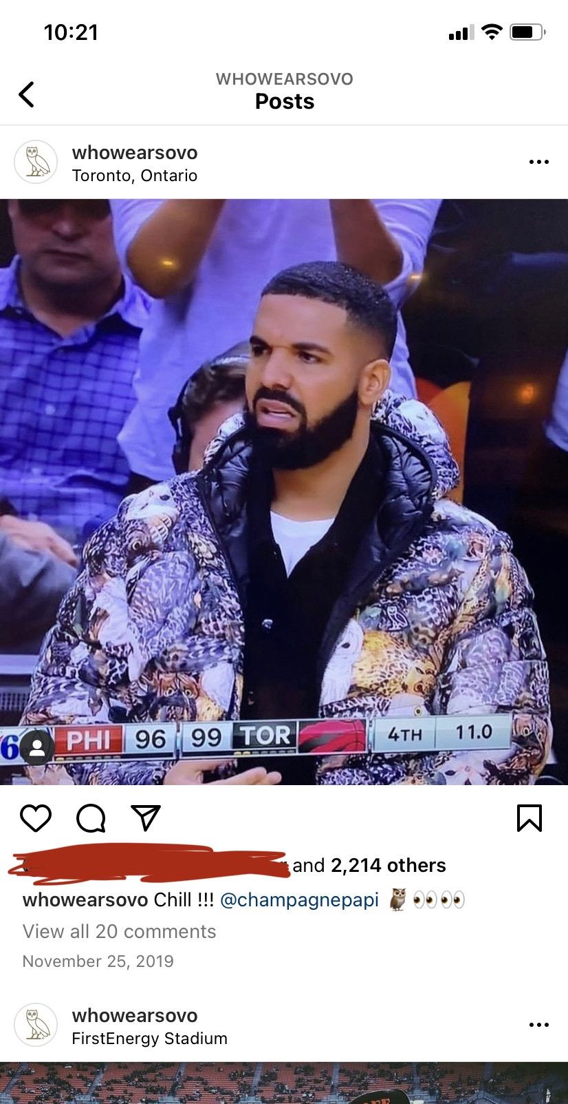 Drake OVO ALL OVER OWL PRINT PUFFER JACKET 2018 RELEASE Size US M / EU 48-50 / 2 - 4 Thumbnail