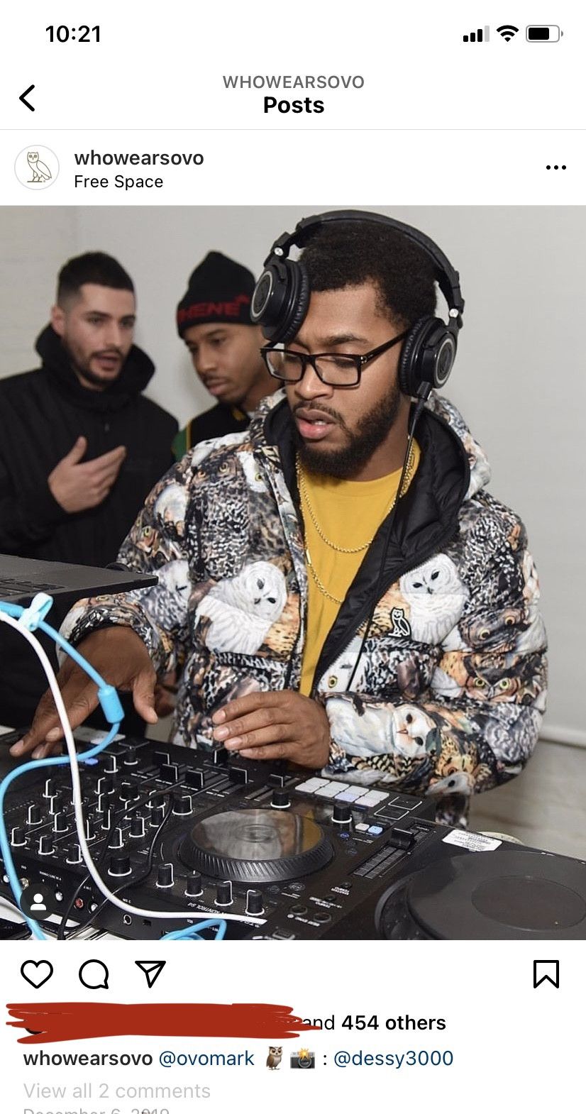 Drake OVO ALL OVER OWL PRINT PUFFER JACKET 2018 RELEASE Size US M / EU 48-50 / 2 - 5 Thumbnail