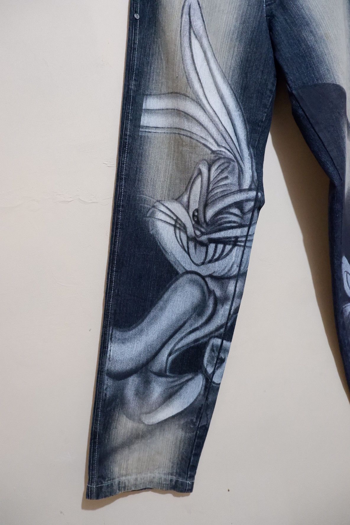 Cartoon Network Vintage Lot29 Looney Tones Printed Jeans Size US 32 / EU 48 - 5 Thumbnail