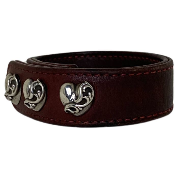 Chrome Hearts Chrome Hearts Leather Bracelet Grailed