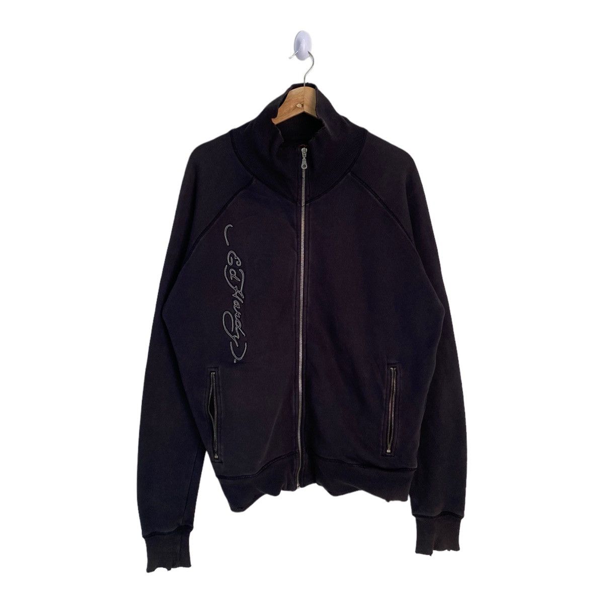 Christian Audigier × Ed Hardy CHRISTIAN AUDIGIER ED HARDY RARE SKULLS EMBROIDERY SWEATER Size US M / EU 48-50 / 2 - 2 Thumbnail