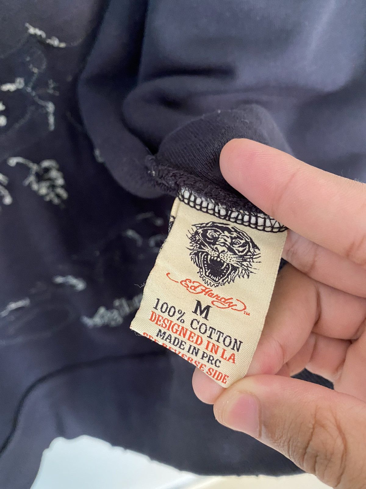 Christian Audigier × Ed Hardy CHRISTIAN AUDIGIER ED HARDY RARE SKULLS EMBROIDERY SWEATER Size US M / EU 48-50 / 2 - 8 Thumbnail