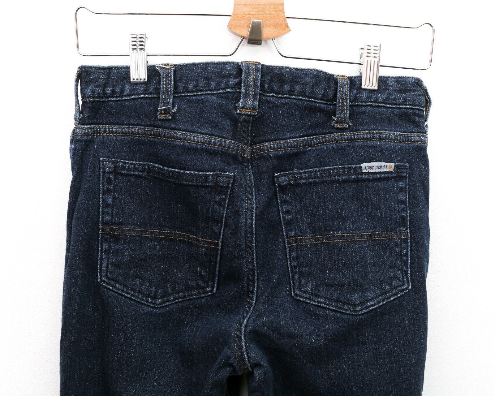 Carhartt × Vintage Original Fit Women's Straight Leg W29 L31 Lined Jeans Pants Size 29" - 4 Thumbnail