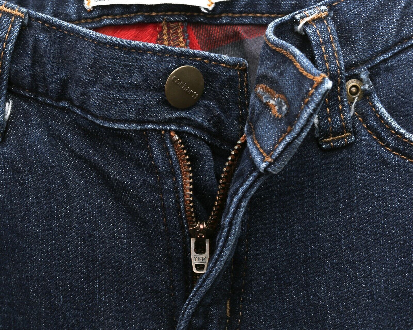 Carhartt × Vintage Original Fit Women's Straight Leg W29 L31 Lined Jeans Pants Size 29" - 6 Thumbnail