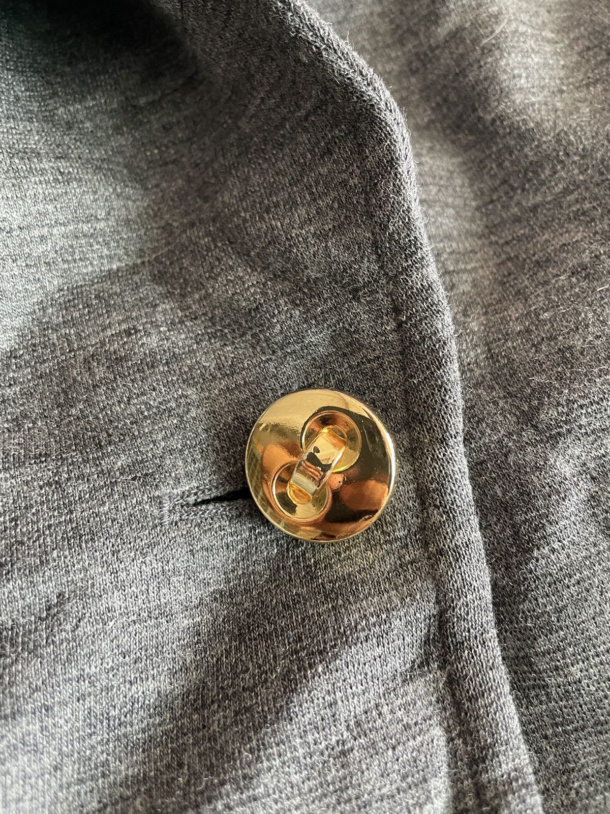 Escada Escada Italy blazer black Linen size 40 Gold Chain button Size S / US 4 / IT 40 - 7 Thumbnail