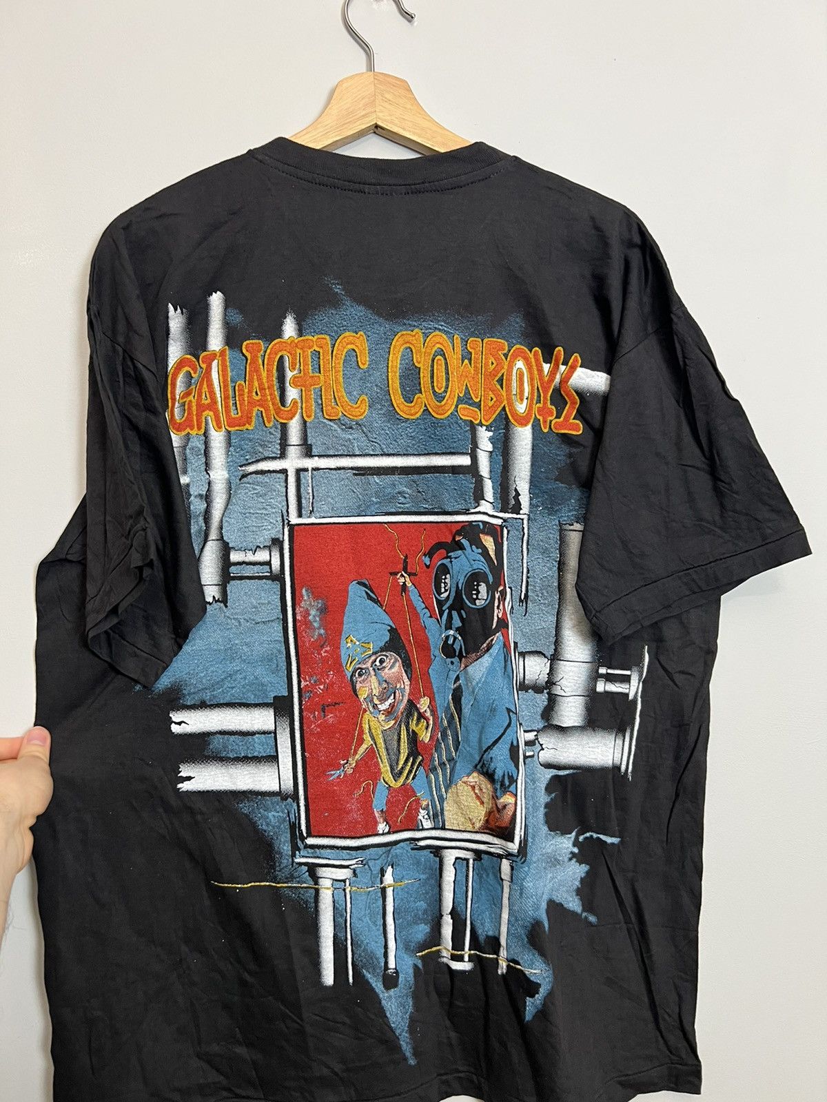 Band Tees Vintage 90s Galactic Cowboys Machine Fish Metal Band Tee Size US XL / EU 56 / 4 - 3 Thumbnail