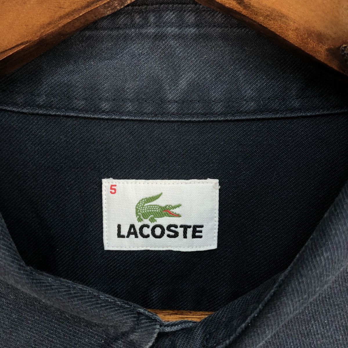 Lacoste × Vintage Vintage Lacoste Double Pocket Shirt Button Ups Size US XL / EU 56 / 4 - 7 Thumbnail