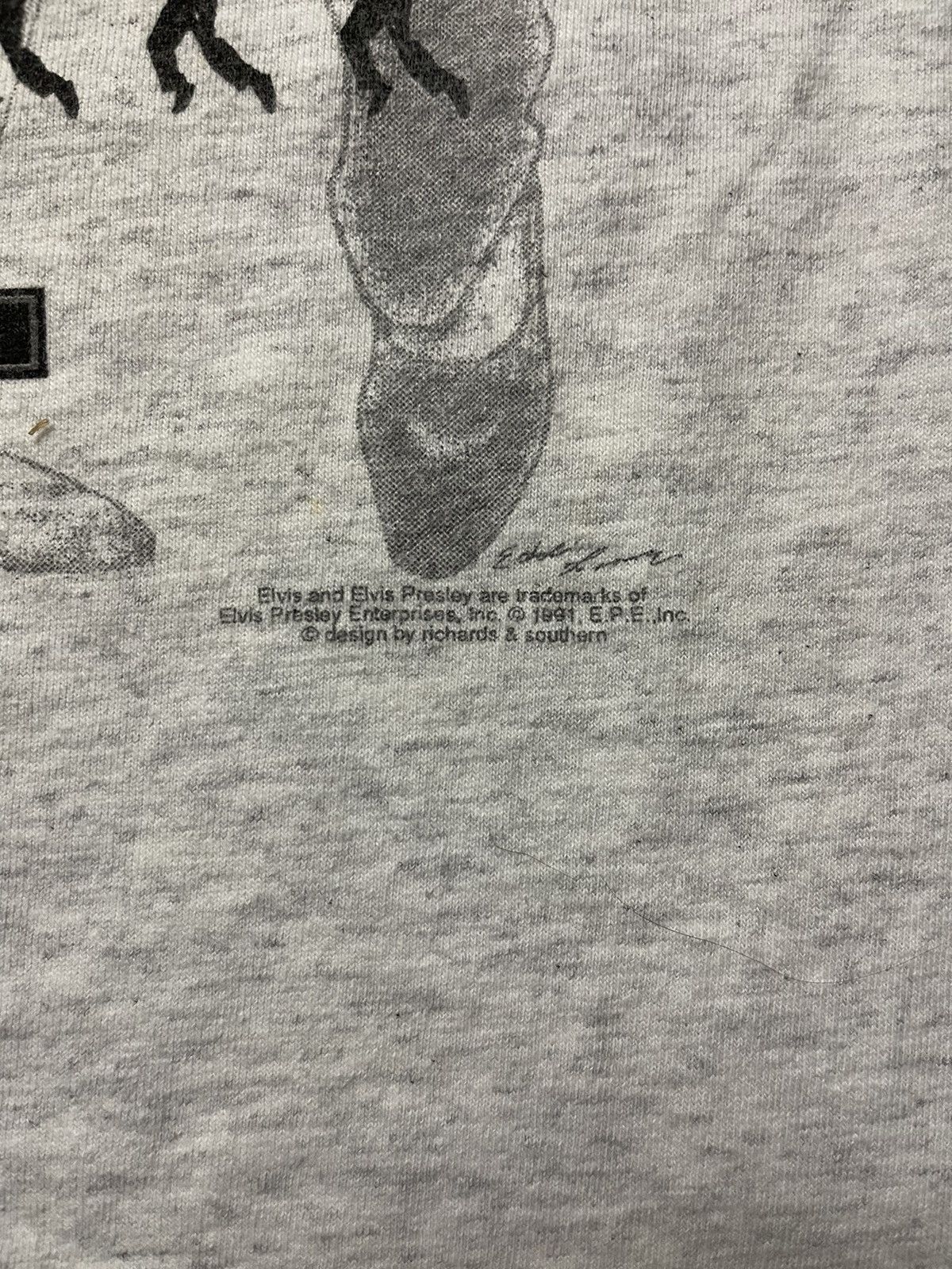 Band Tees × Designer × Vintage Elvis Presley vintage 1991 t-shirt Size US L / EU 52-54 / 3 - 3 Thumbnail