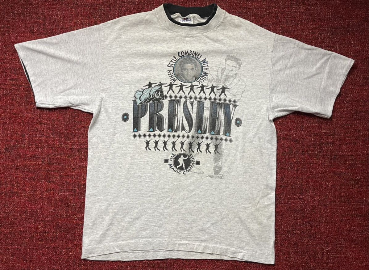 Band Tees × Designer × Vintage Elvis Presley vintage 1991 t-shirt Size US L / EU 52-54 / 3 - 1 Thumbnail