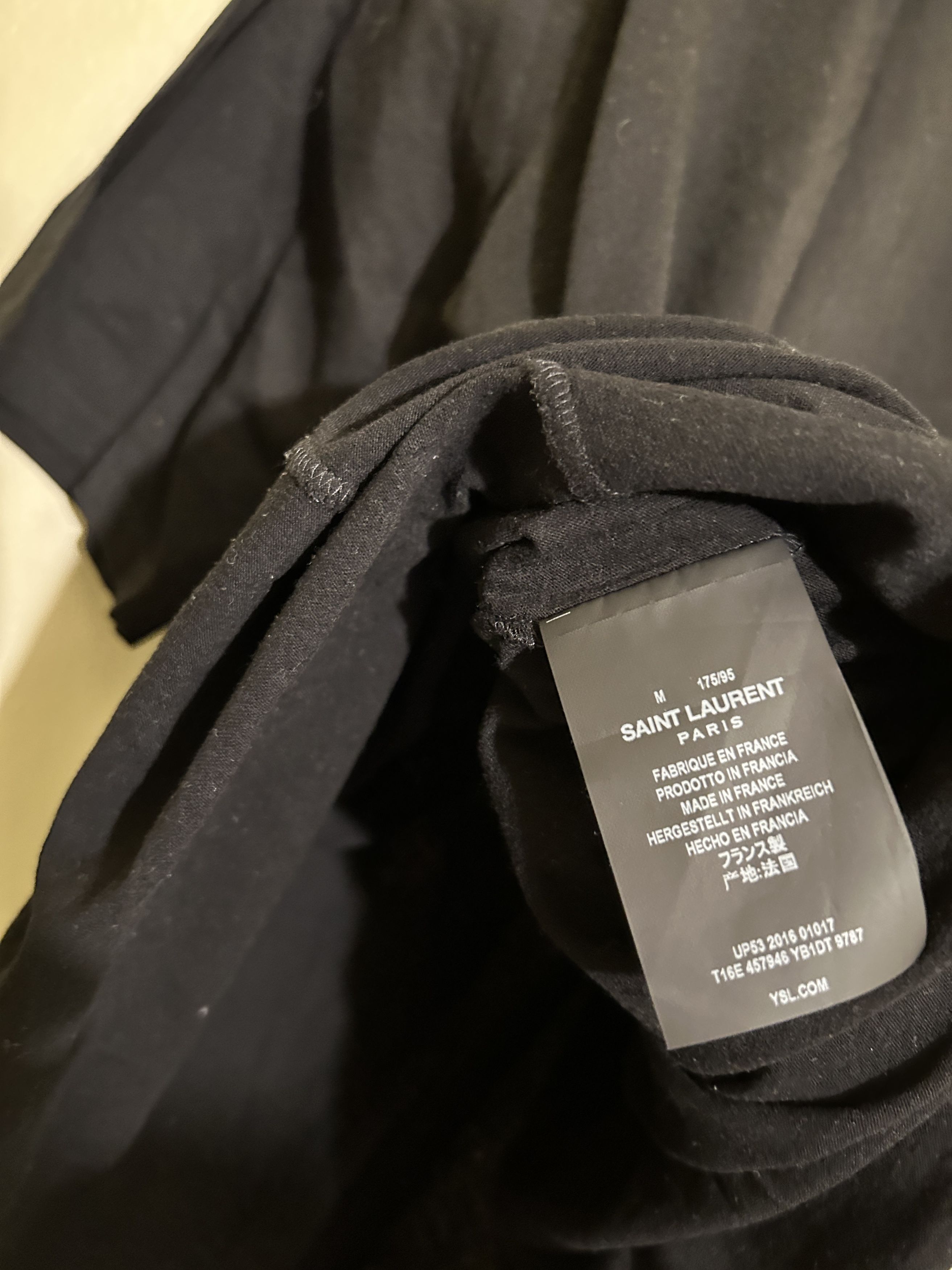 Hedi Slimane × Yves Saint Laurent SAINT LAURENT Snake Print Cotton Jersey T-Shirt TEE Black Size US M / EU 48-50 / 2 - 4 Thumbnail