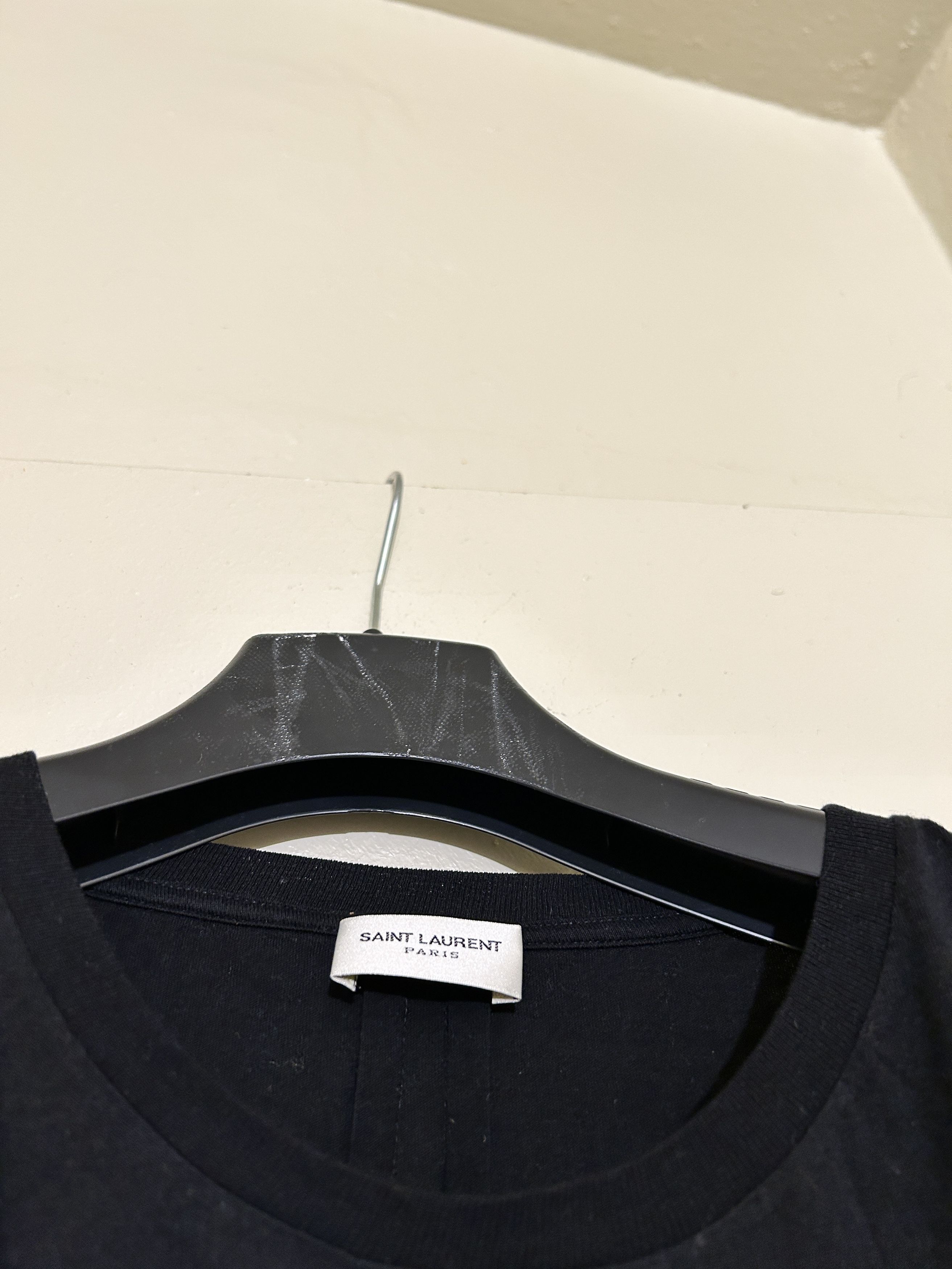 Hedi Slimane × Yves Saint Laurent SAINT LAURENT Snake Print Cotton Jersey T-Shirt TEE Black Size US M / EU 48-50 / 2 - 2 Thumbnail