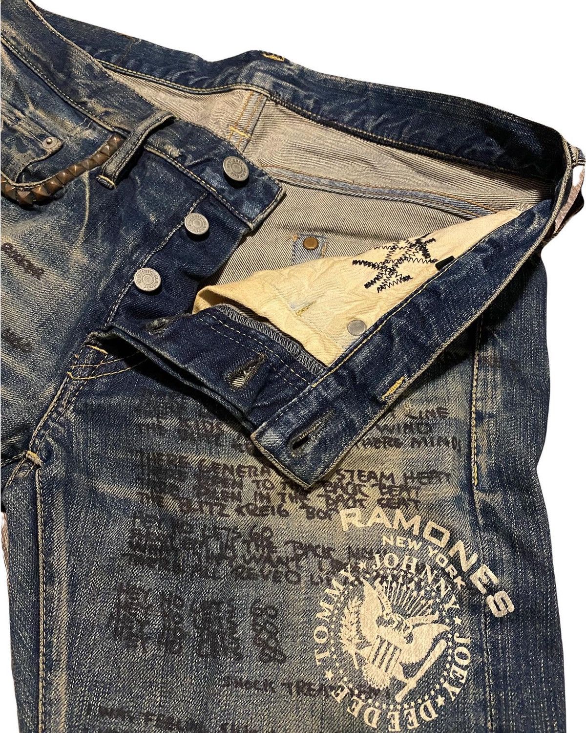 Hysteric Glamour Ramones Denim Size US 30 / EU 46 - 5 Thumbnail