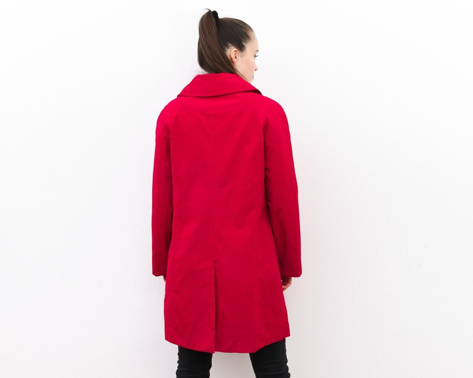 London Fog × Vintage Women's S Raincoat Trench Mac Coat Red Jacket Classic Size S / US 4 / IT 40 - 8 Thumbnail