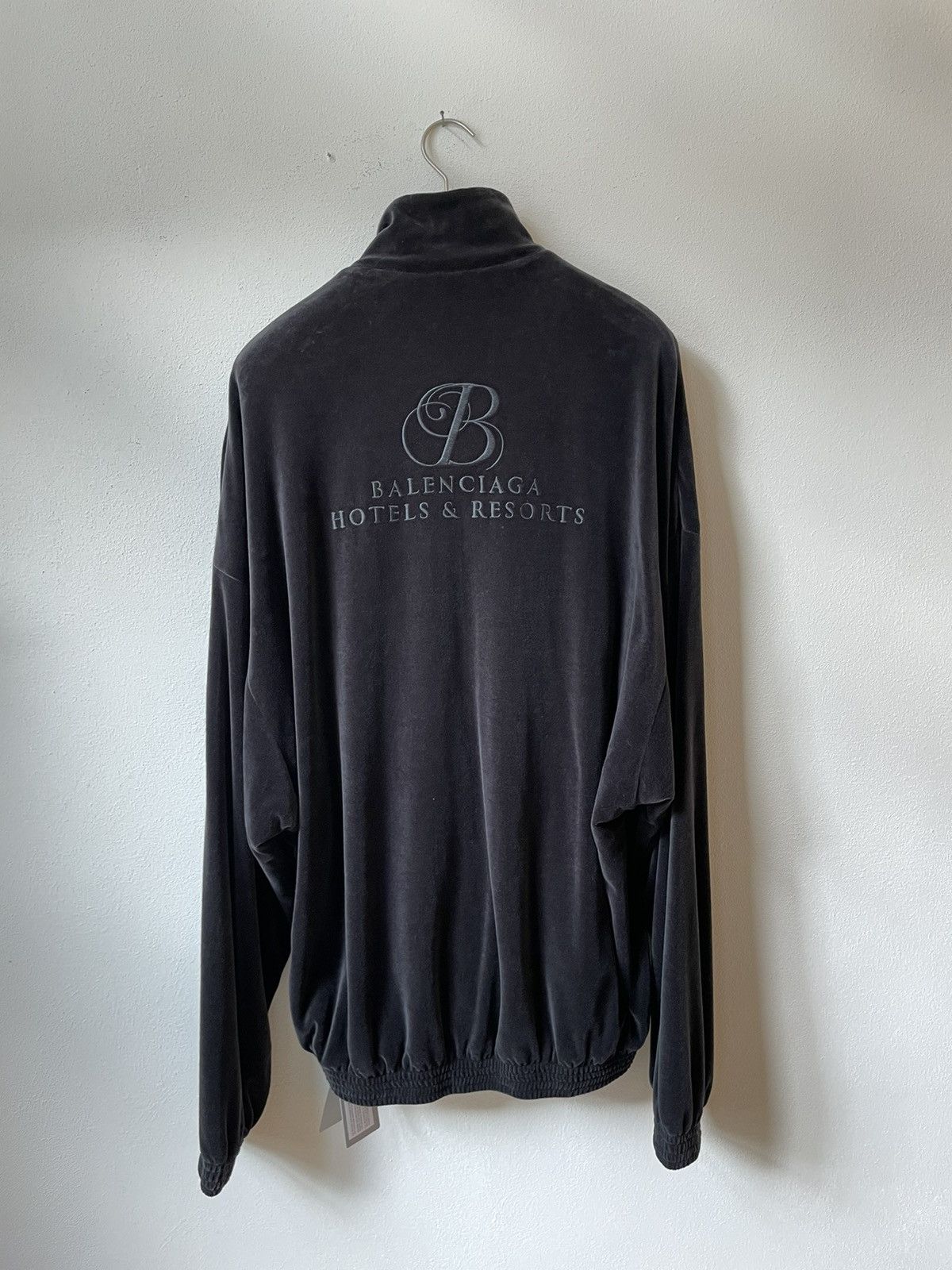 Balenciaga Hotel & resort velvet track jacket size M tracksuit 
