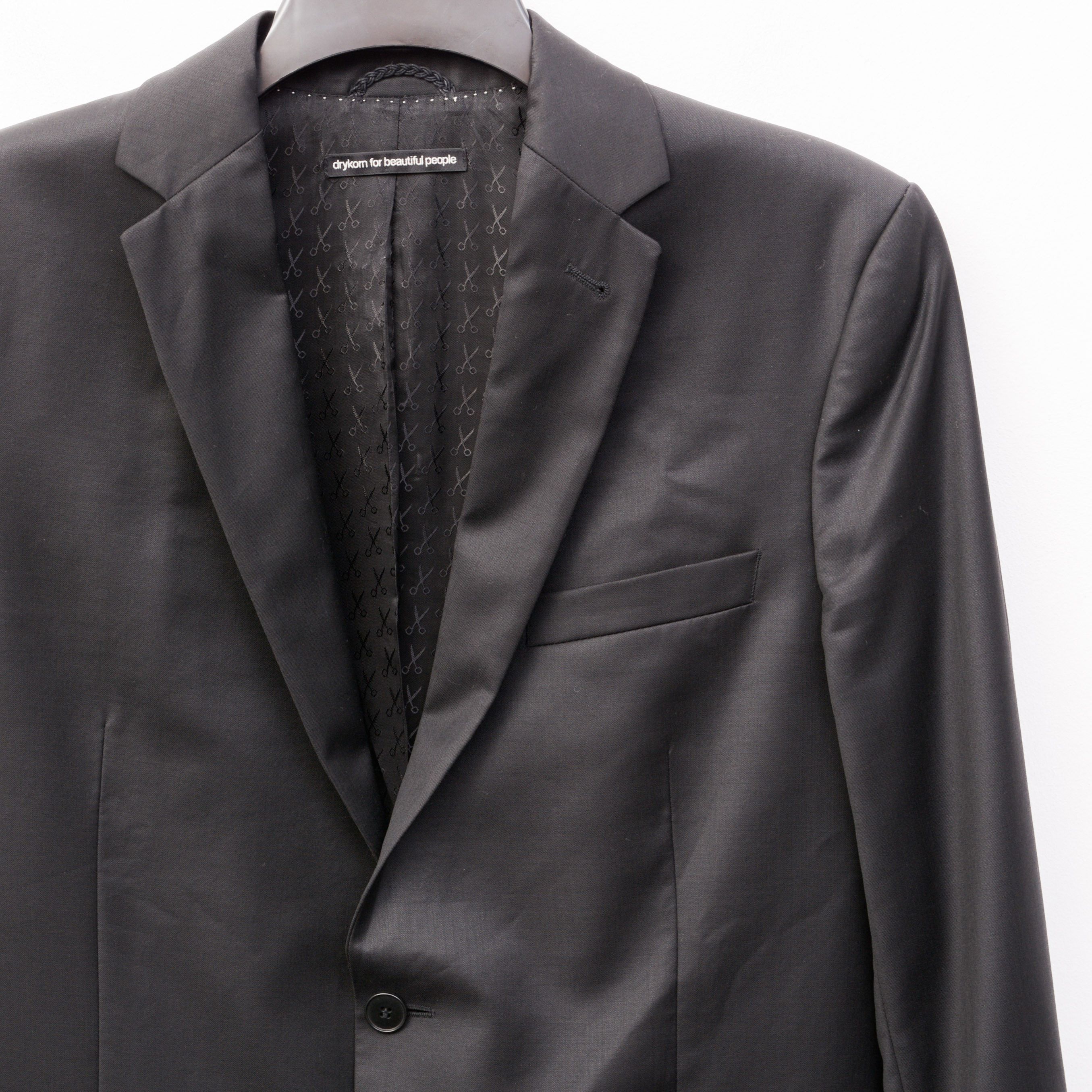 DRYKORN EU 48 Blazer S UK 38 US Wool Suit Jacket Sport Coat Size 38R - 2 Thumbnail