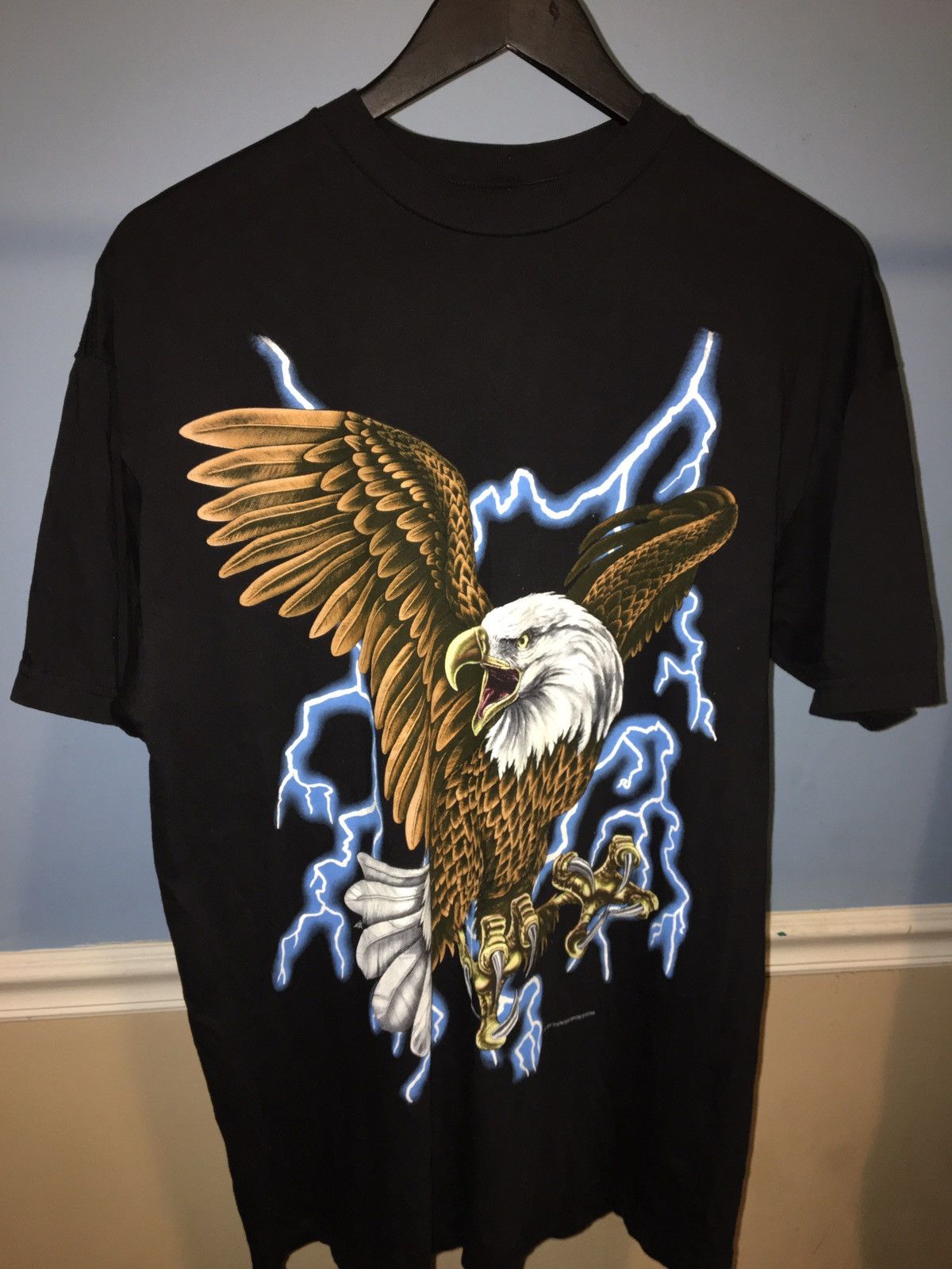 Travis Scott Cactus Jack FRAGMENT CREATE TEE TS Lightning Eagle