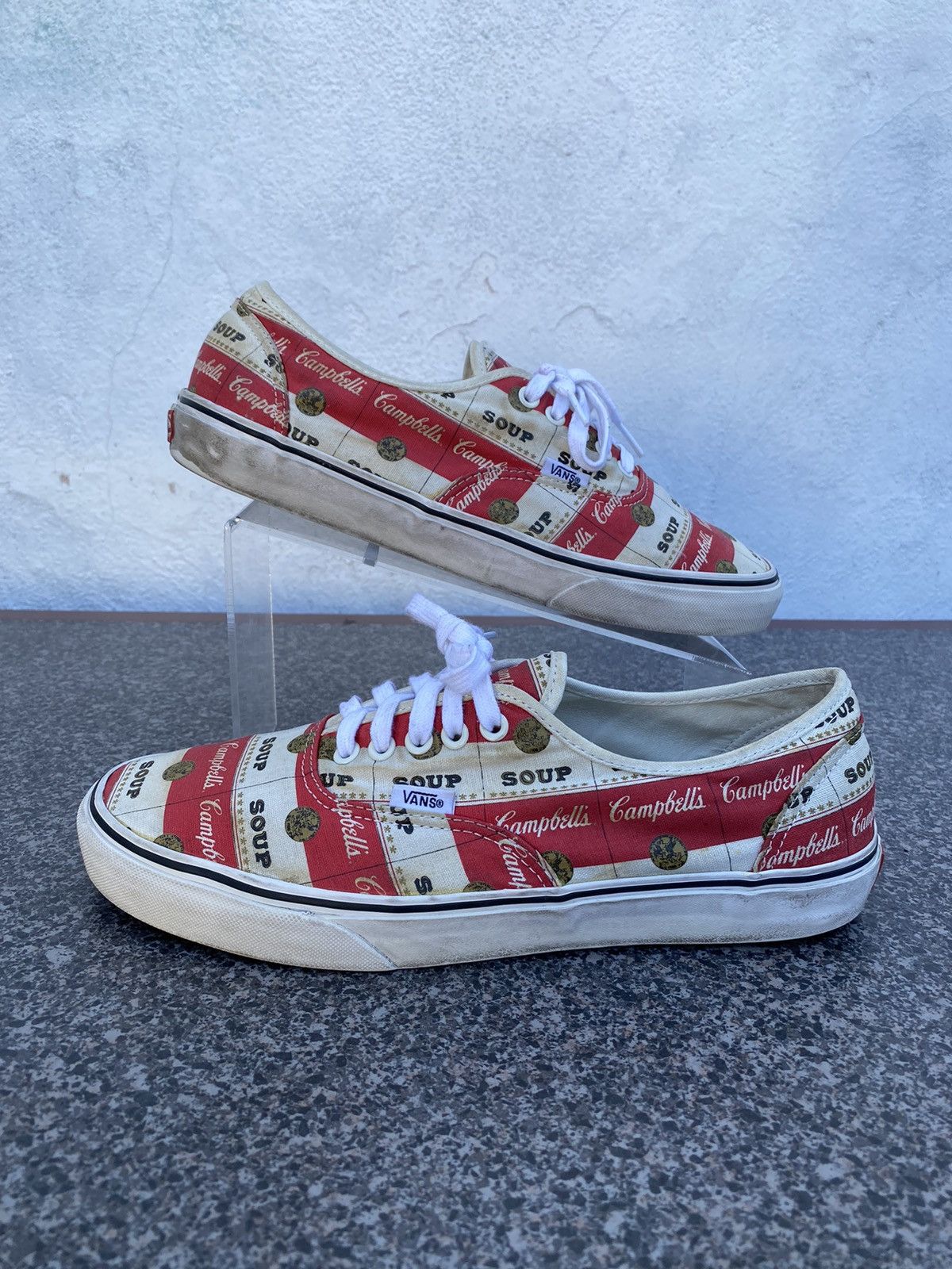 Vans Authentic Supreme Campbells Soup - Red - Low-top Sneakers