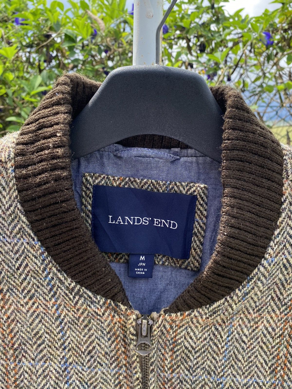 Harris Tweed × Lands' End × Vintage Vintage Harris Tweed X LAND’S END Wool Jacket Size US M / EU 48-50 / 2 - 9 Thumbnail