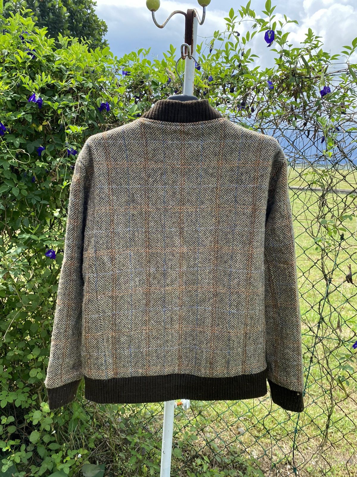 Harris Tweed × Lands' End × Vintage Vintage Harris Tweed X LAND’S END Wool Jacket Size US M / EU 48-50 / 2 - 2 Thumbnail
