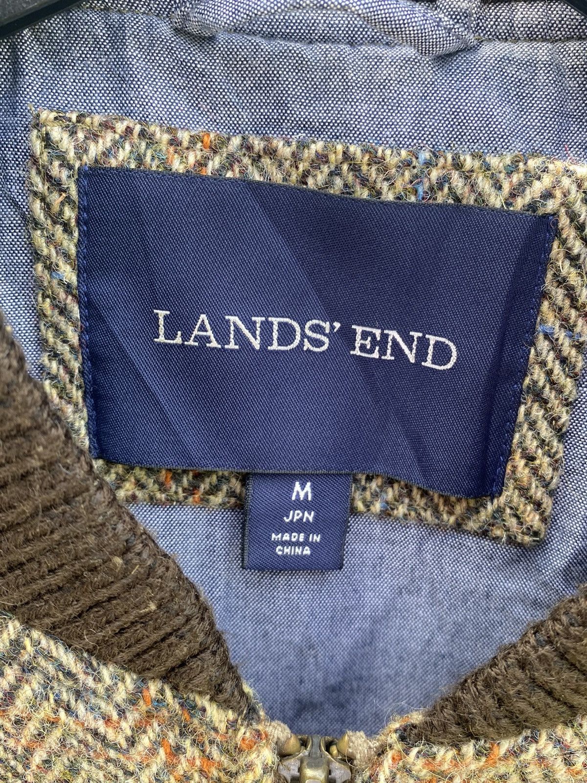 Harris Tweed × Lands' End × Vintage Vintage Harris Tweed X LAND’S END Wool Jacket Size US M / EU 48-50 / 2 - 4 Thumbnail