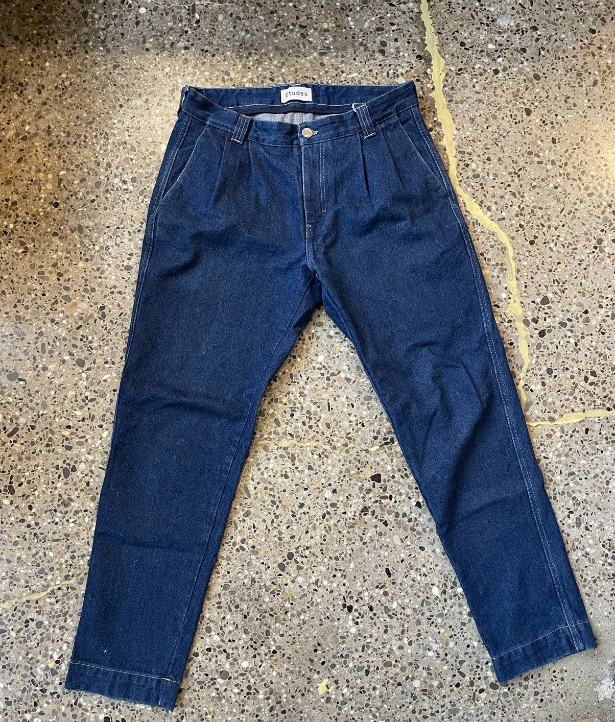 Etudes Etudes Cinema Denim Indigo Trousers Size US 34 / EU 50 - 1 Thumbnail