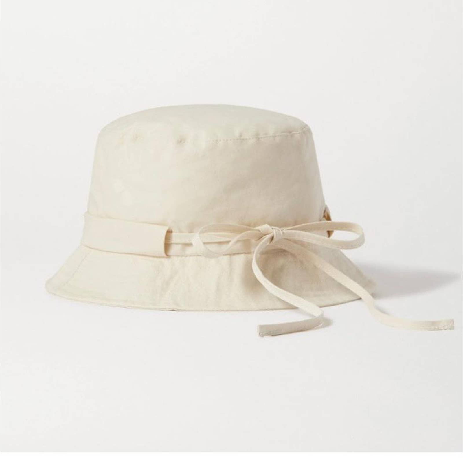 Jacquemus Le Bob Gadjo logo canvas bucket hat Size ONE SIZE - 2 Thumbnail