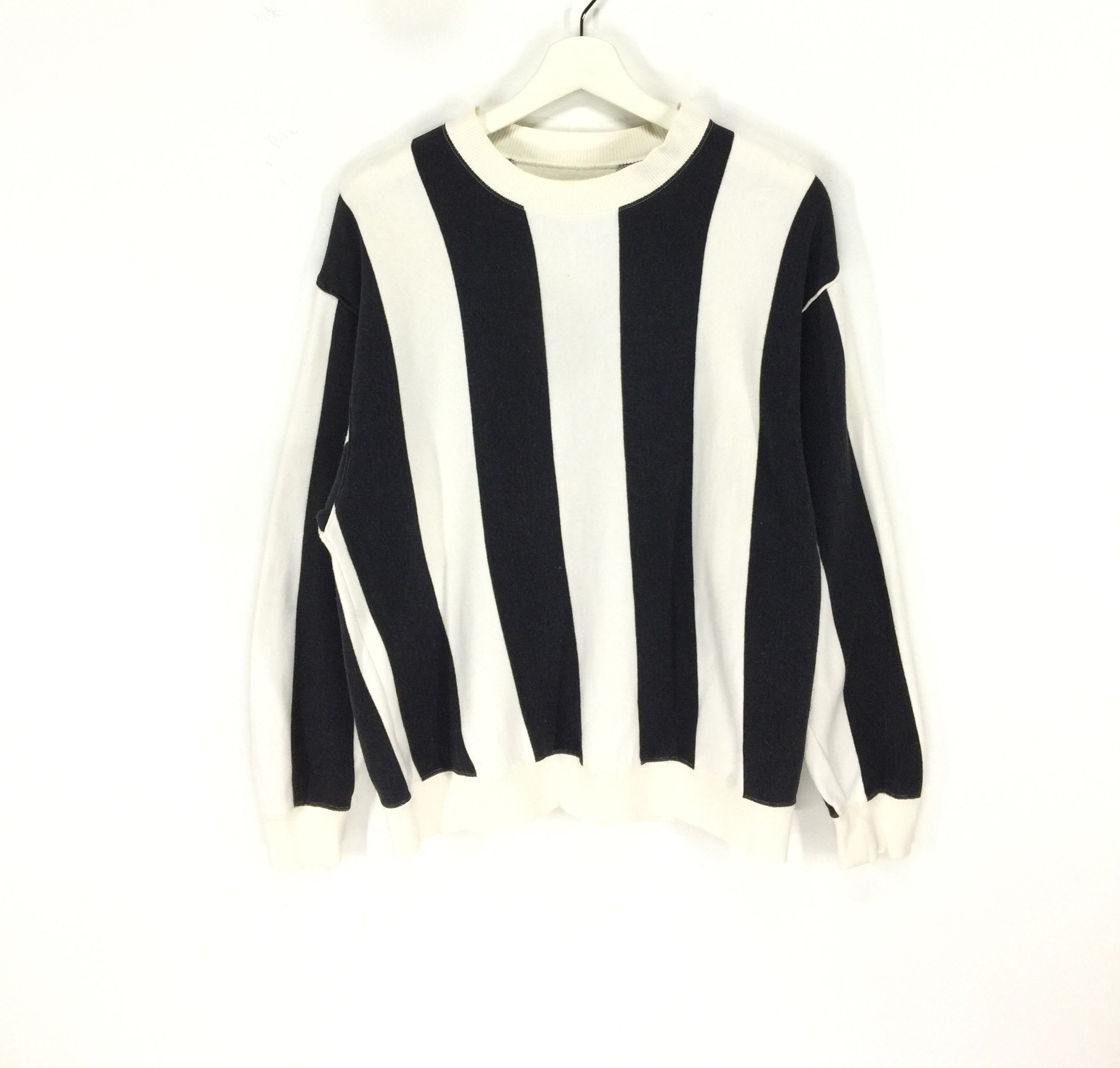 Designer × Hai Sporting Gear × Issey Miyake Hai sporting gear stripe embroidered logo sweatshirt Size US M / EU 48-50 / 2 - 2 Thumbnail