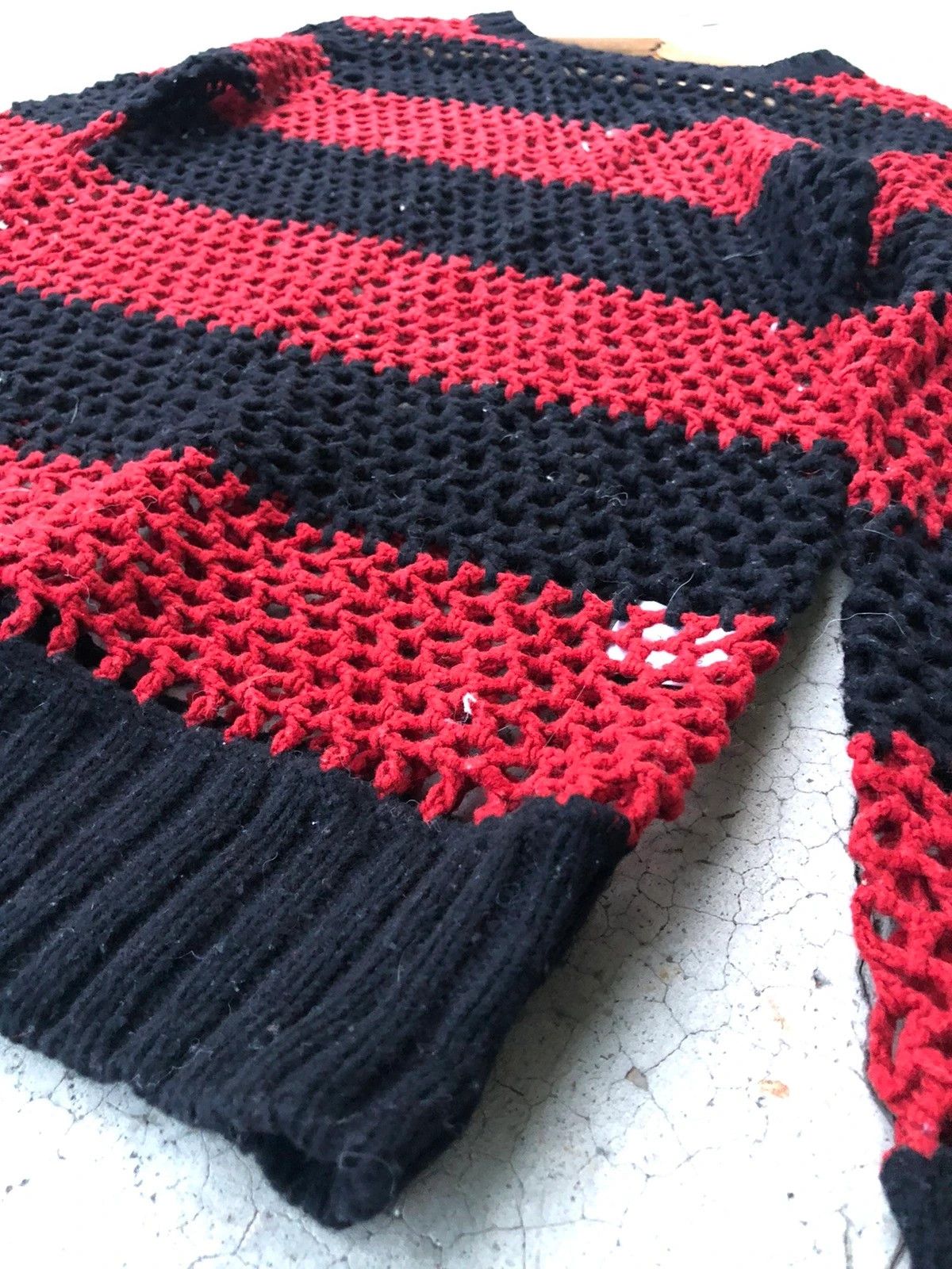 Aran Isles Knitwear × Homespun Knitwear × Hysteric Glamour 📌Hysteric Glamour Kinky Slick Mesh Net Sexy Transparent Size US S / EU 44-46 / 1 - 7 Thumbnail