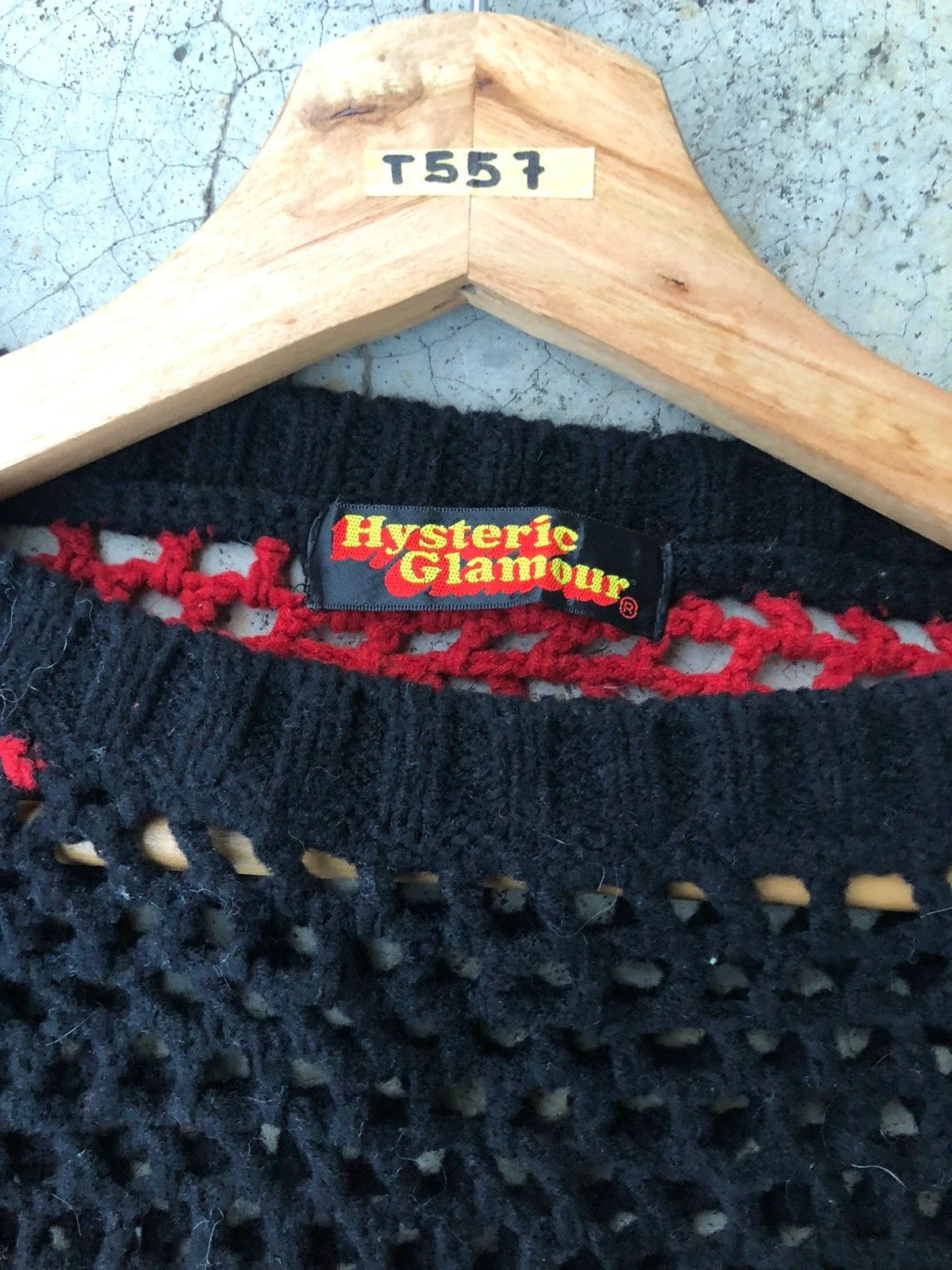 Aran Isles Knitwear × Homespun Knitwear × Hysteric Glamour 📌Hysteric Glamour Kinky Slick Mesh Net Sexy Transparent Size US S / EU 44-46 / 1 - 8 Thumbnail