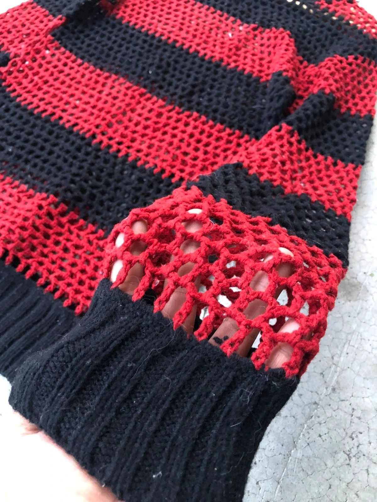 Aran Isles Knitwear × Homespun Knitwear × Hysteric Glamour 📌Hysteric Glamour Kinky Slick Mesh Net Sexy Transparent Size US S / EU 44-46 / 1 - 6 Thumbnail
