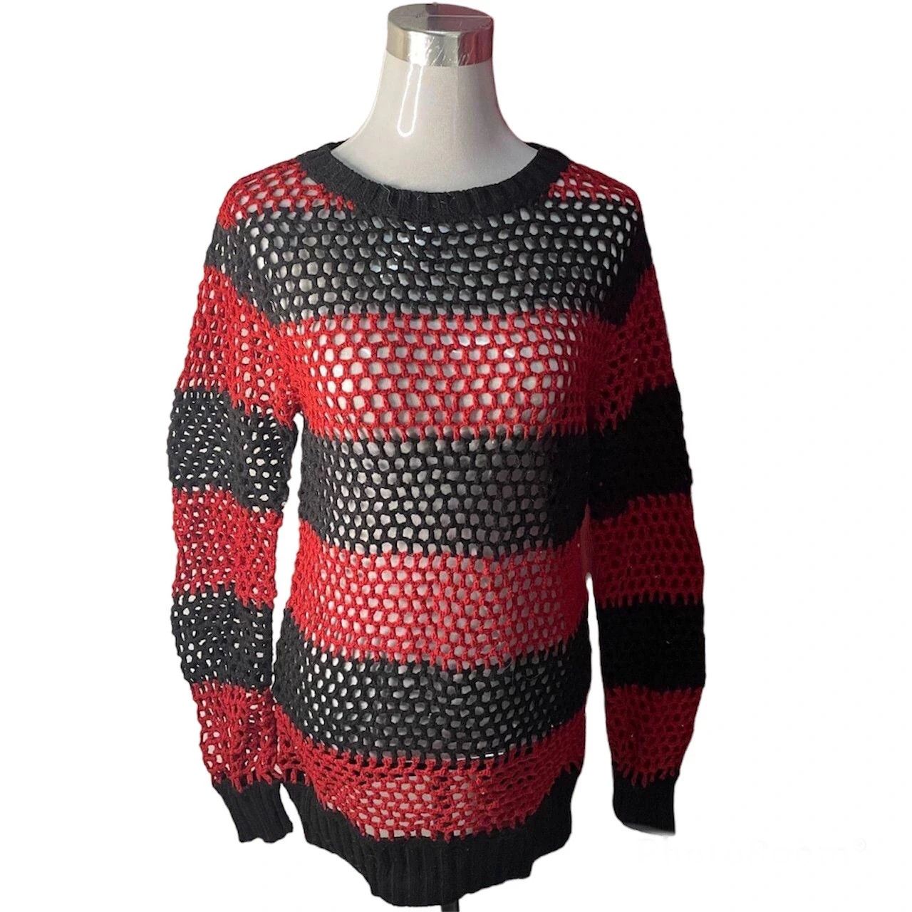 Aran Isles Knitwear × Homespun Knitwear × Hysteric Glamour 📌Hysteric Glamour Kinky Slick Mesh Net Sexy Transparent Size US S / EU 44-46 / 1 - 1 Thumbnail