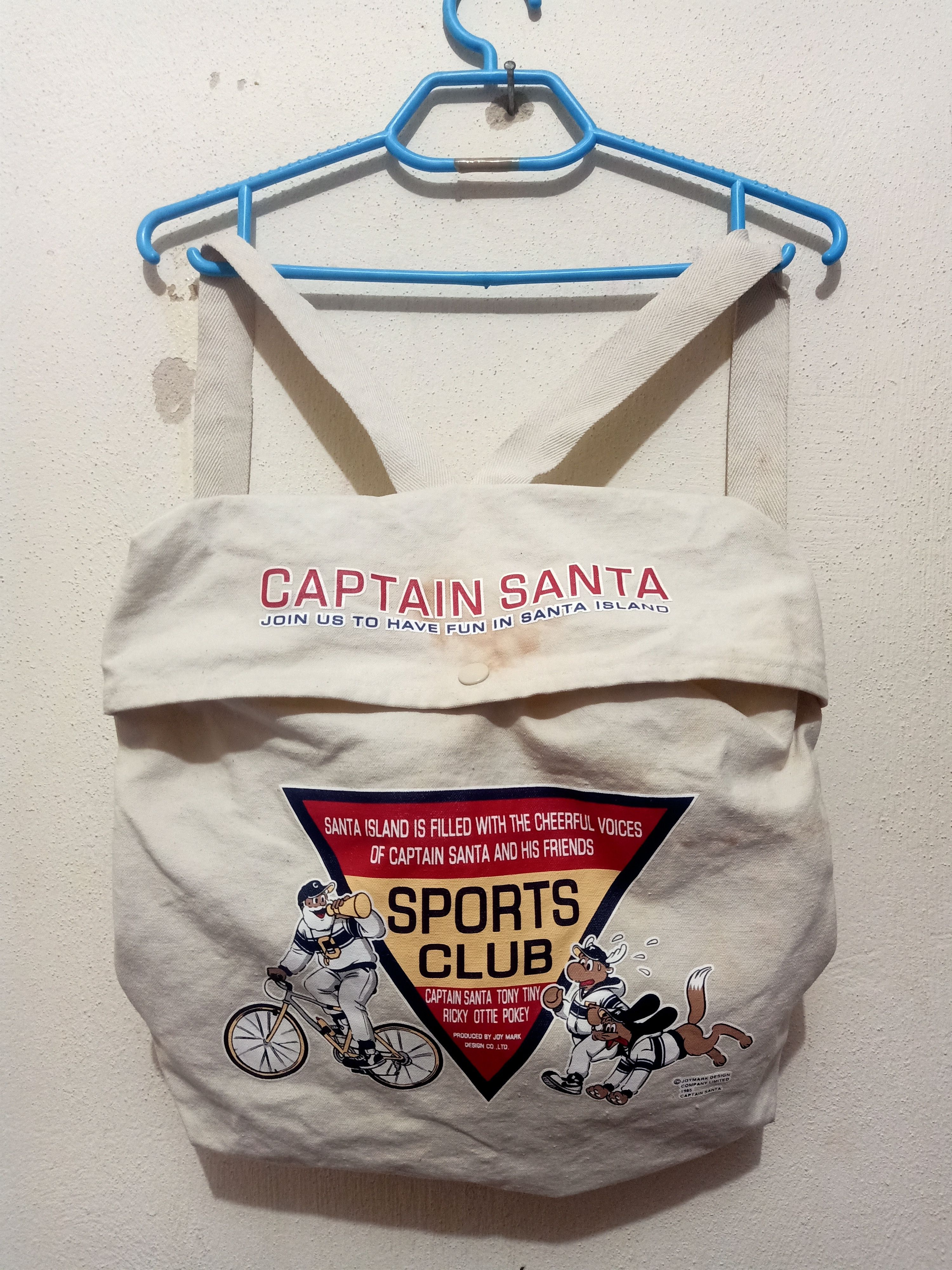 Captain Santors × Japanese Brand Rare!!! Vtg joymark design 1985 Captain Santa Small Backpack Size ONE SIZE - 1 Thumbnail
