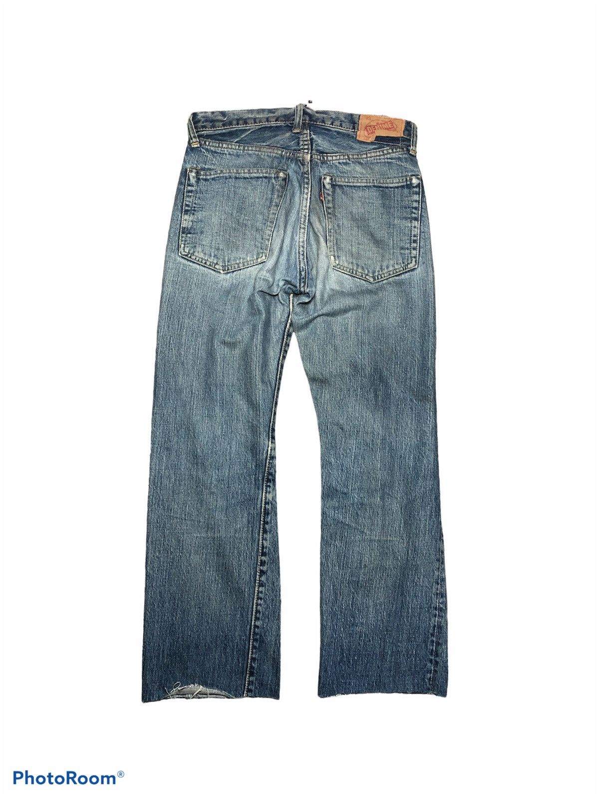 Denime CROPPED DISTRESSED DENIM BY DENIME JAPAN Size US 30 / EU 46 - 2 Thumbnail