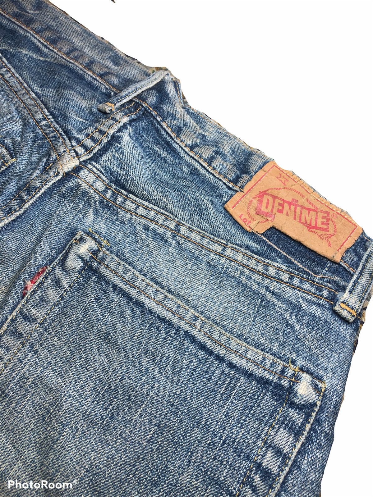 Denime CROPPED DISTRESSED DENIM BY DENIME JAPAN Size US 30 / EU 46 - 7 Thumbnail