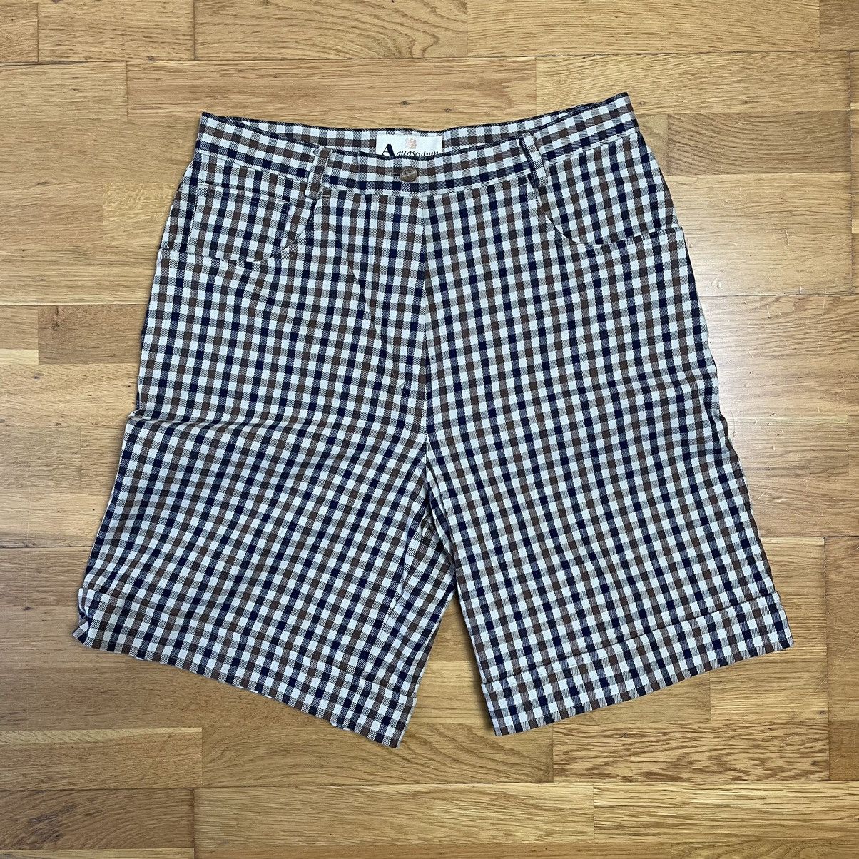 Vintage Aquascutum Vintage Shorts Made in Italy RARE LUXURY | Grailed