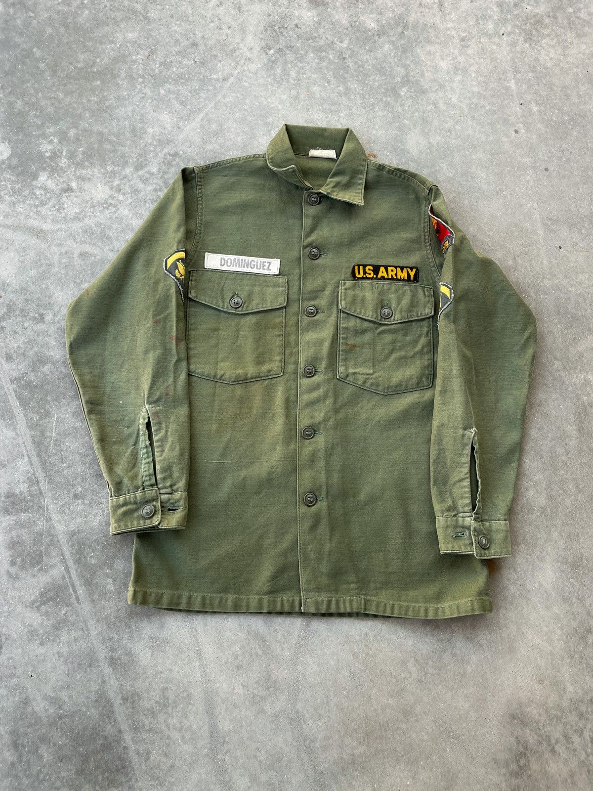 Vintage 60's OG-107 Army Utility Shirt