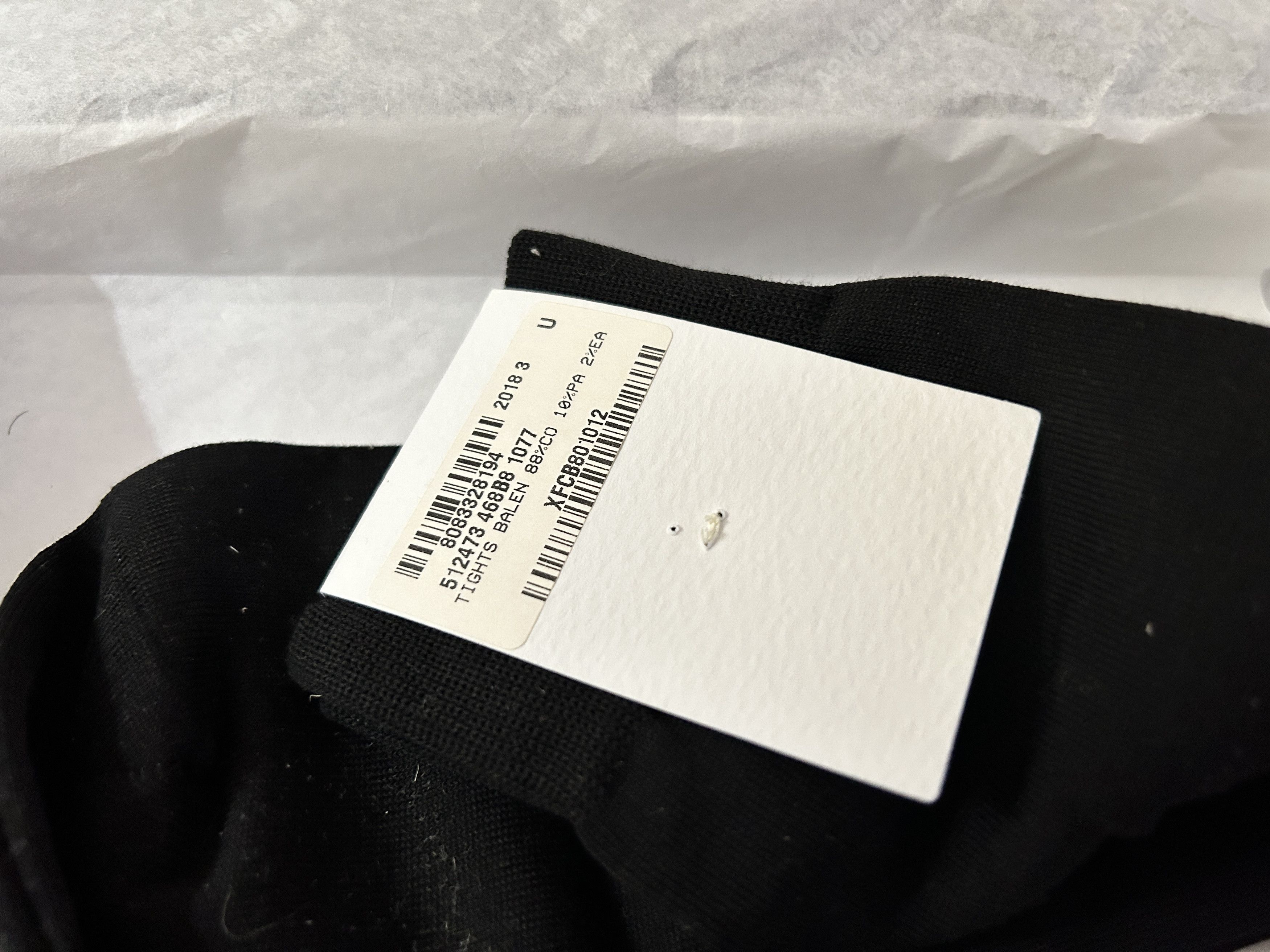Balenciaga Balenciaga black logo Socks Cotton Size Medium Size ONE SIZE - 7 Thumbnail