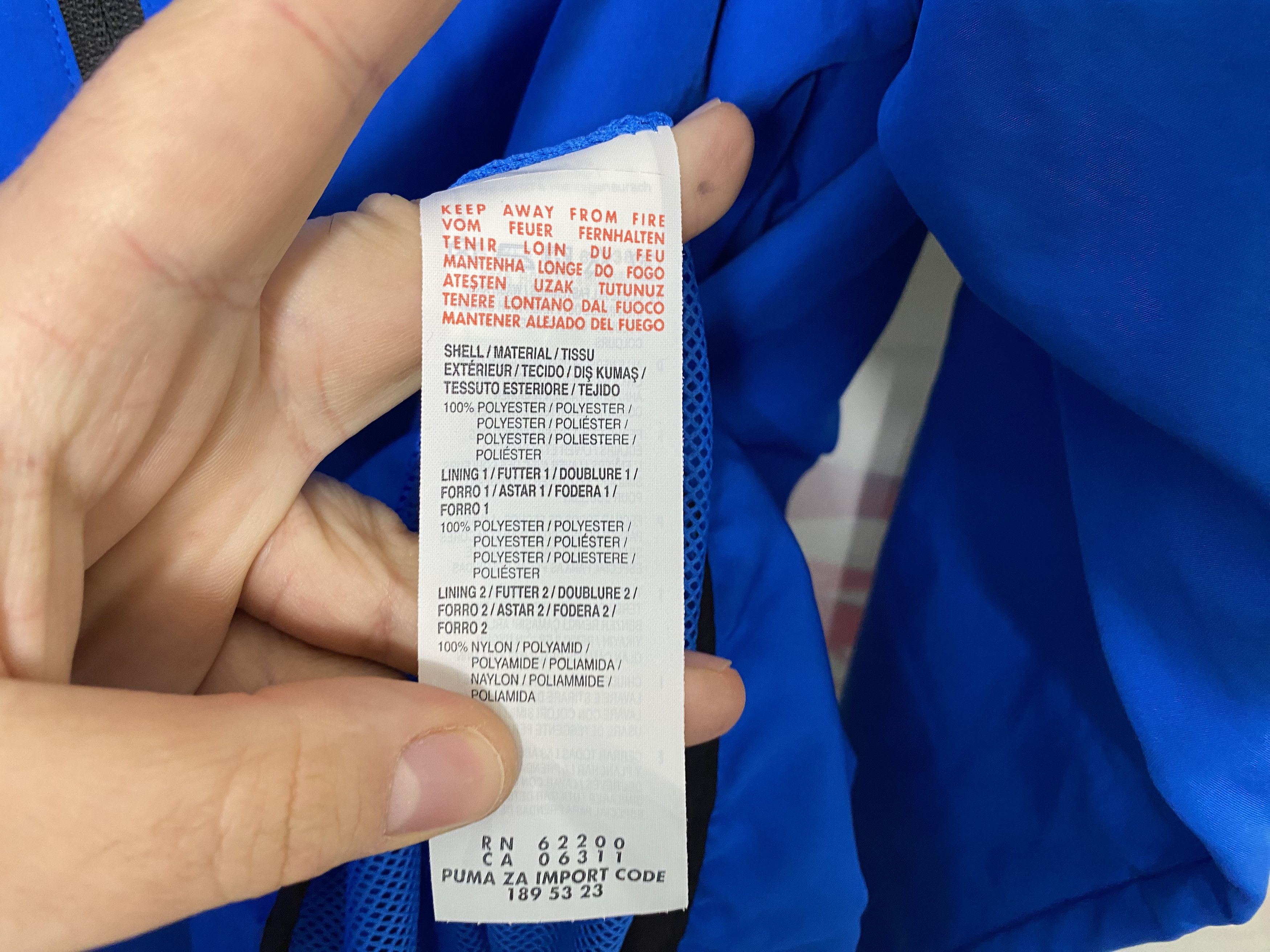 Puma × UEFA GLASGOW RANGERS 2015 TRACK TOP JACKET FOOTBALL SOCCER Size US XL / EU 56 / 4 - 7 Thumbnail